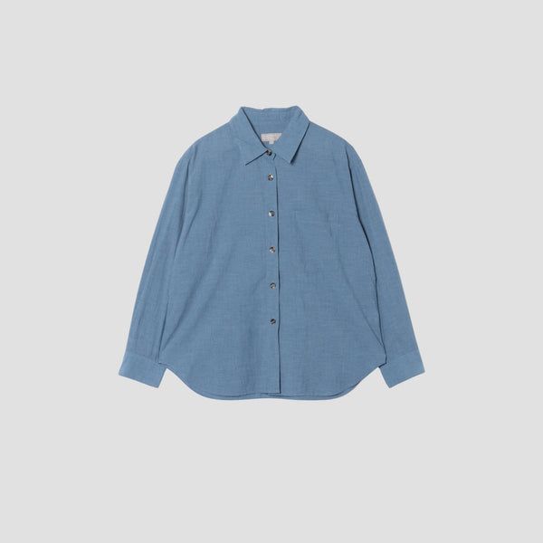 FINE COTTON CHAMBRAY SHIRT