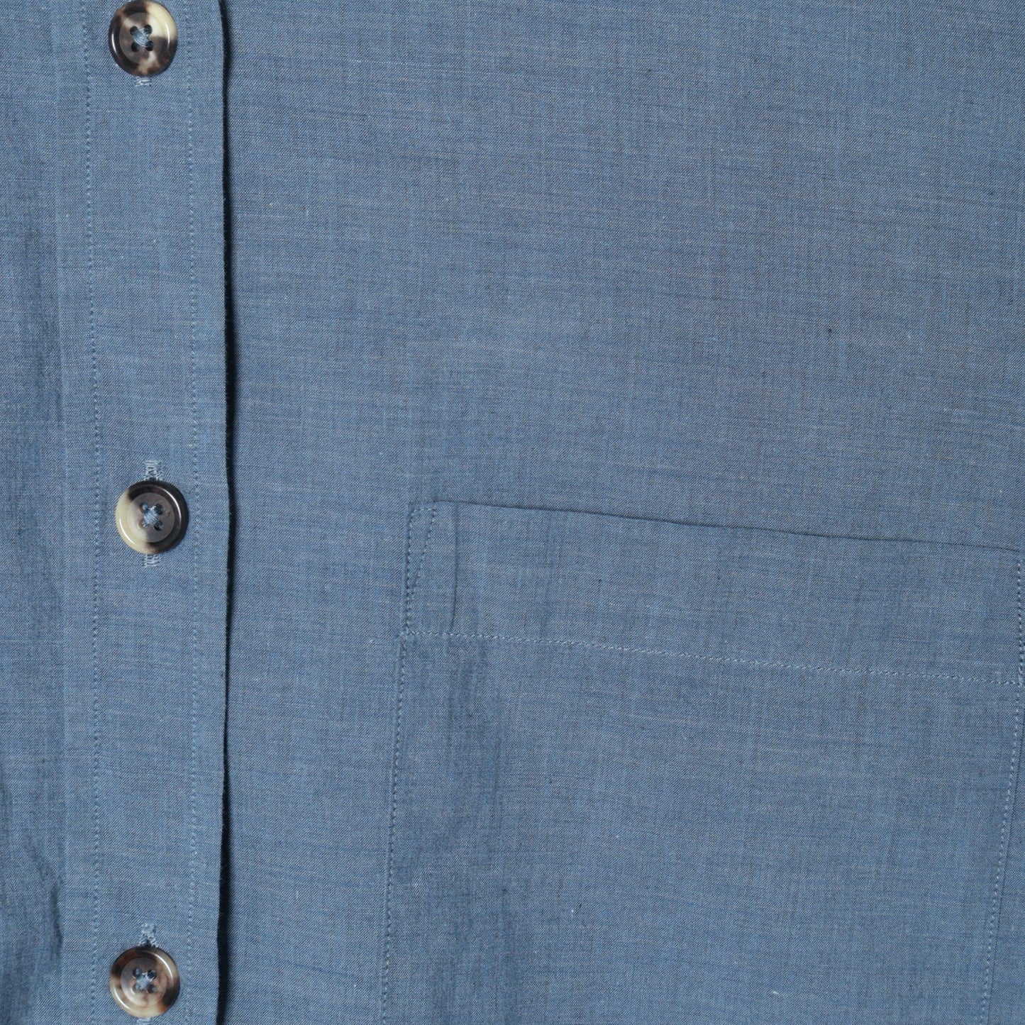 FINE COTTON CHAMBRAY SHIRT