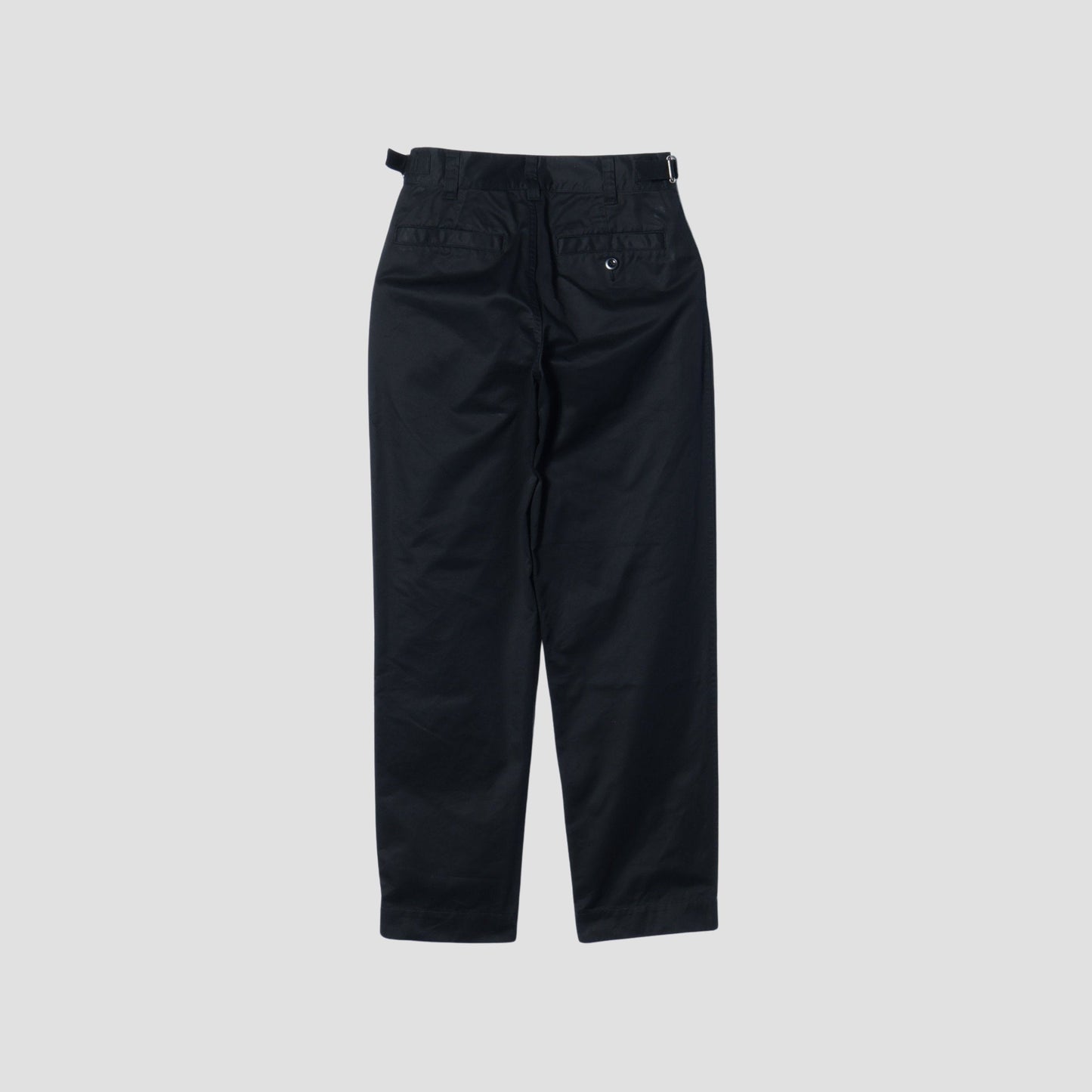 WASHED CHINO COTTON TROUSERS