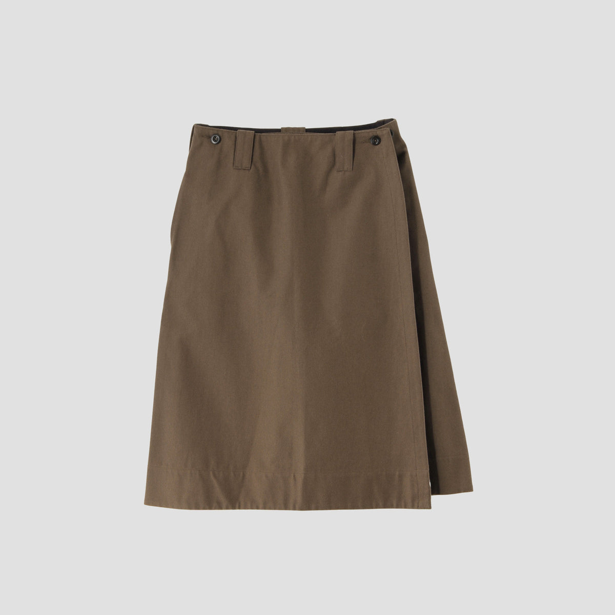 COTTON WOOL DRILL SKIRT