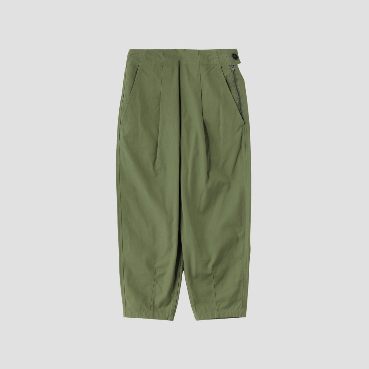DRY NATURAL COTTON CANVAS TROUSERS