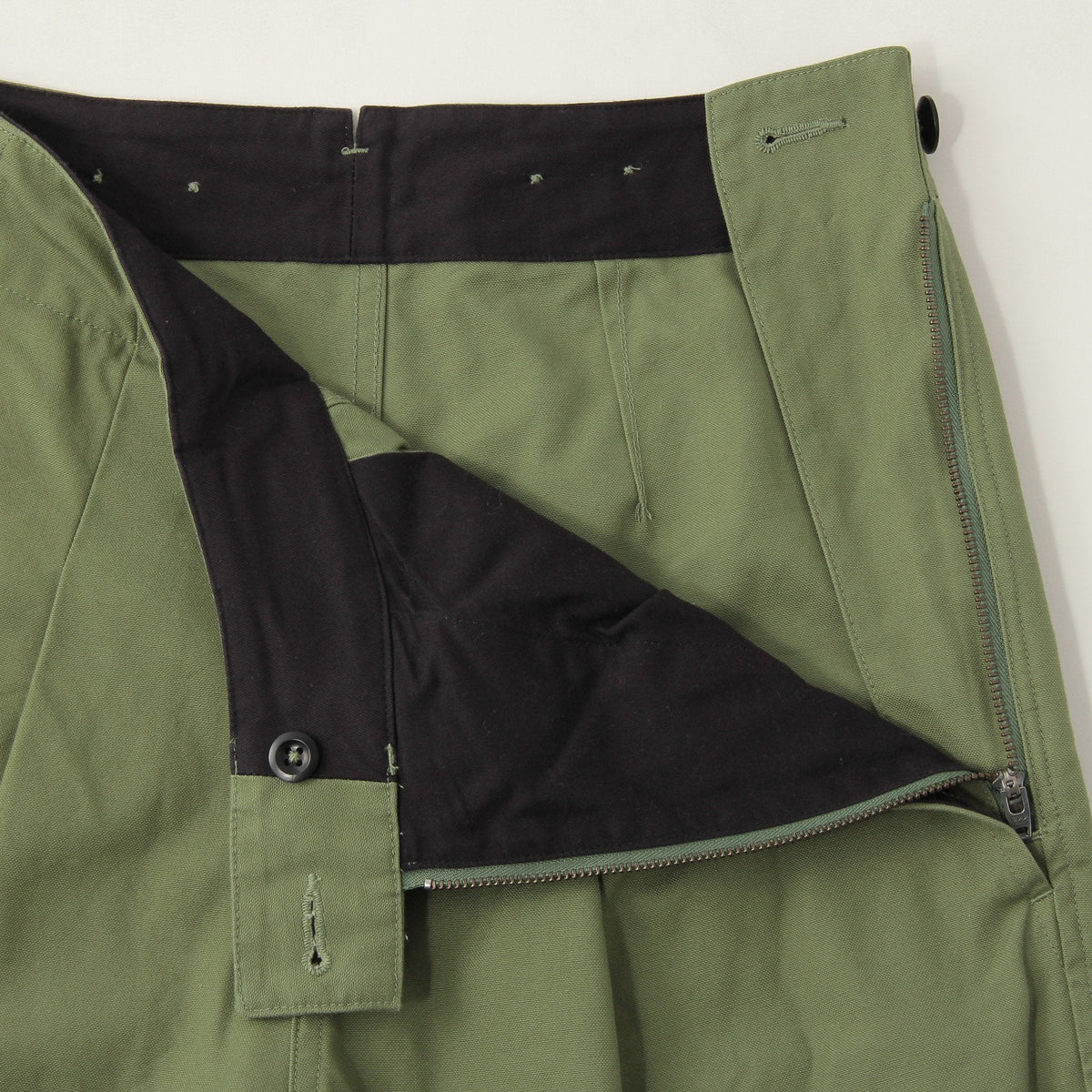 DRY NATURAL COTTON CANVAS TROUSERS