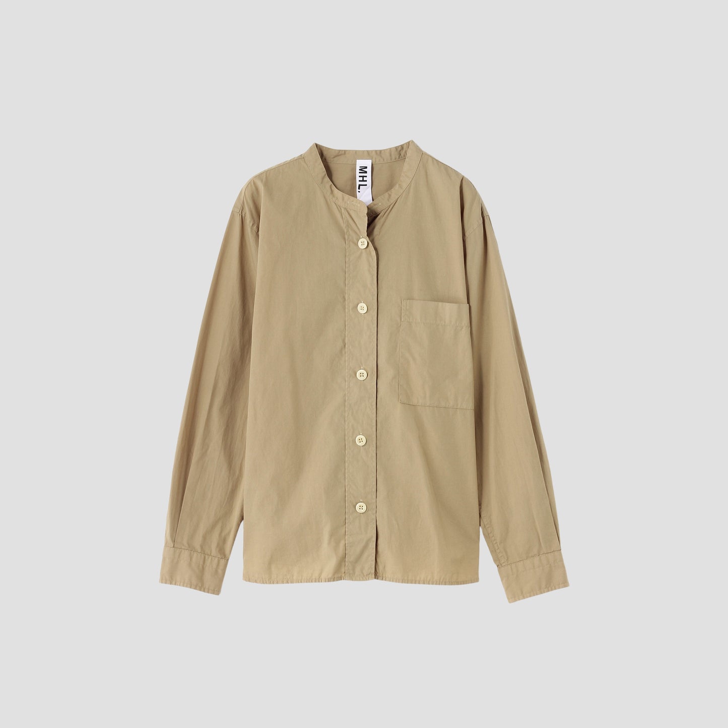 GARMENT DYE BASIC POPLIN(MHL SHOP限定) SHIRT