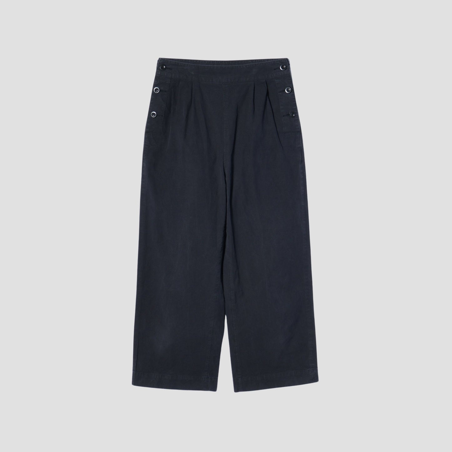 DENSE COTTON POPLIN TROUSERS
