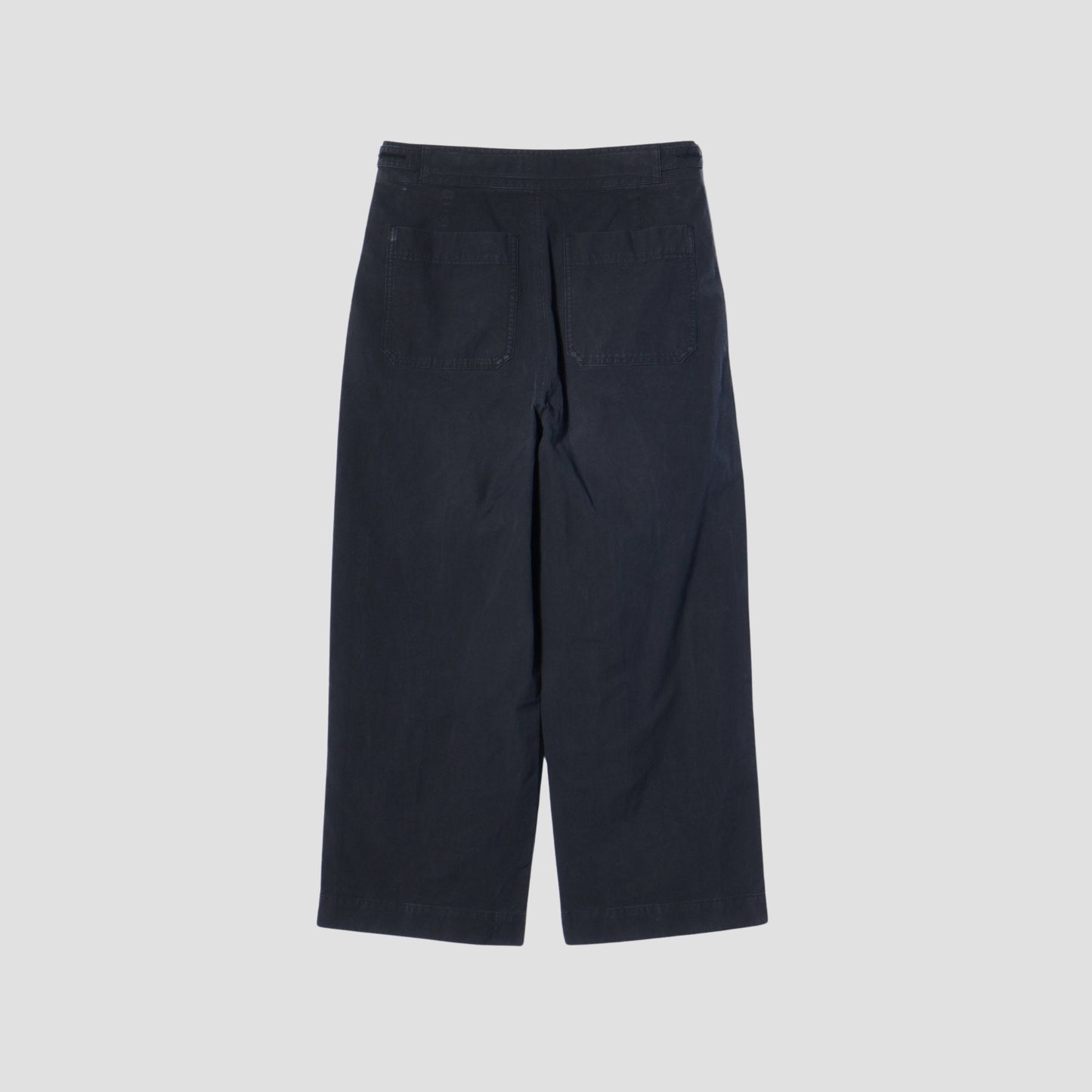 DENSE COTTON POPLIN TROUSERS