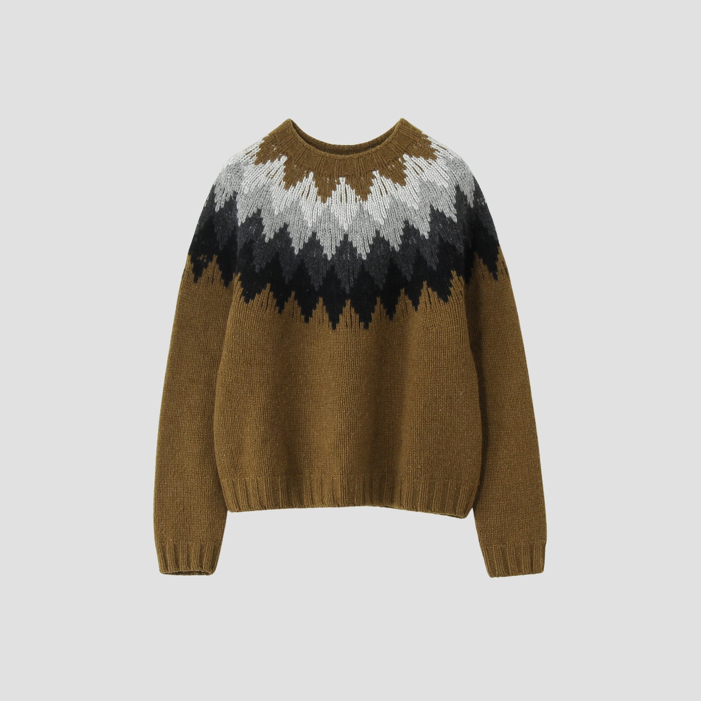 DIAMOND FAIRISLE JUMPER KNIT