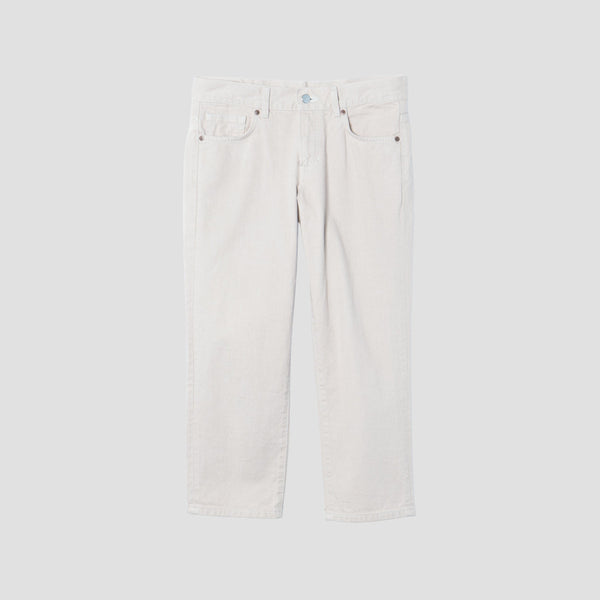 ASH WHITE DENIM TROUSERS
