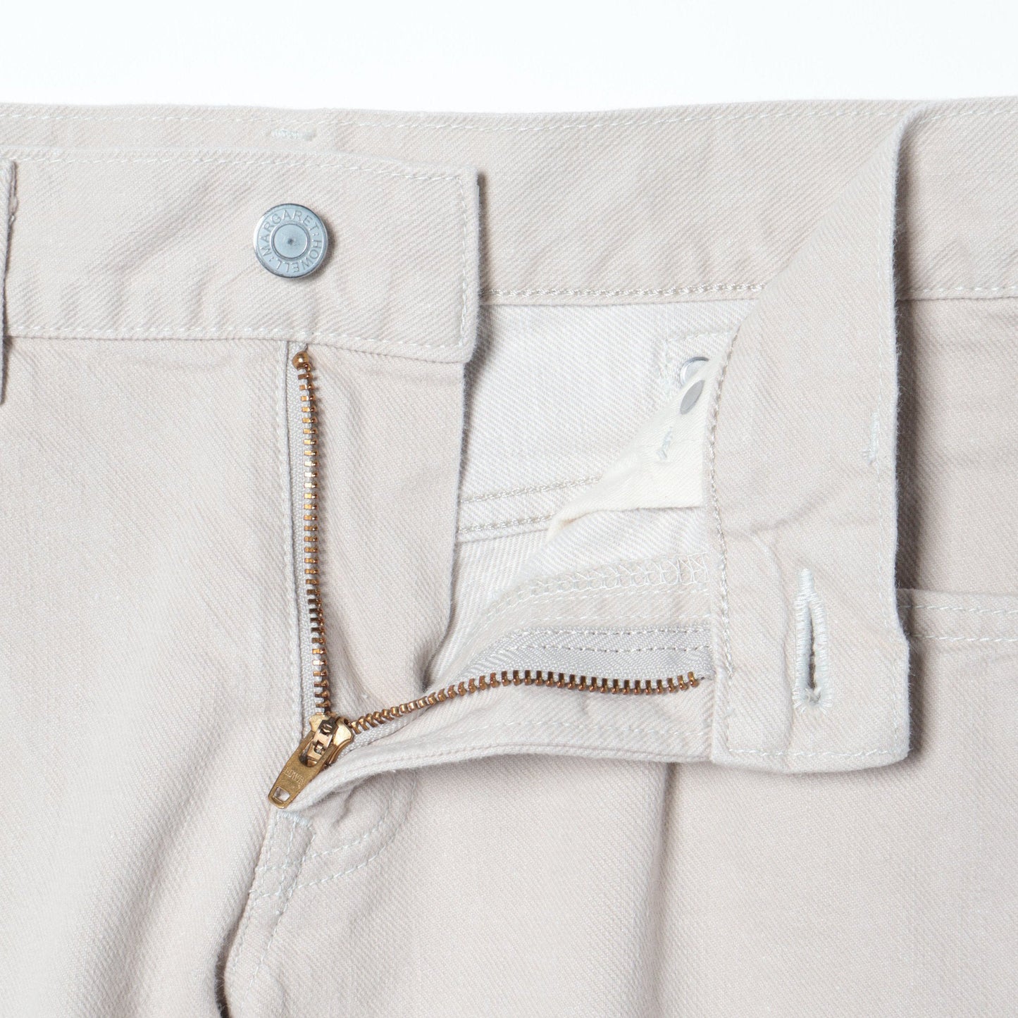 ASH WHITE DENIM TROUSERS