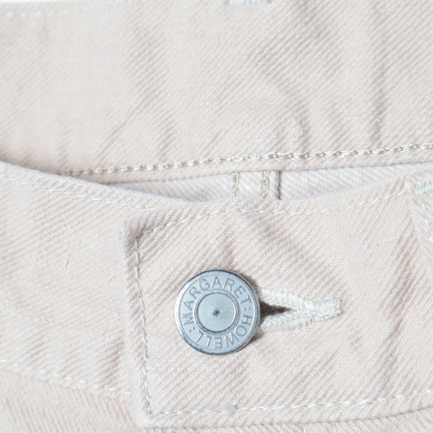 ASH WHITE DENIM TROUSERS