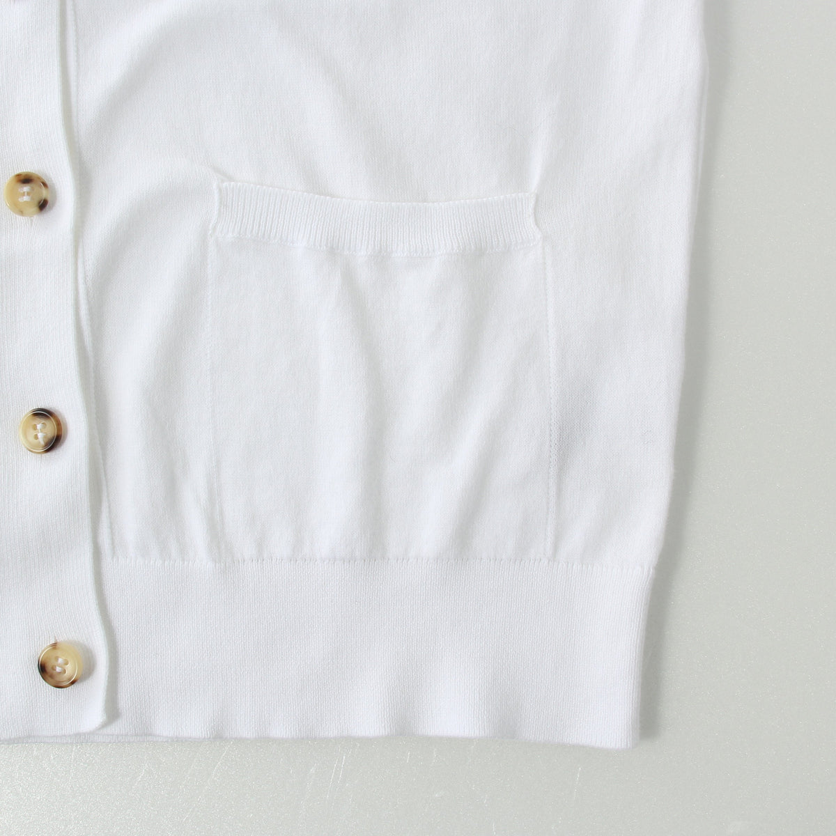 SUPERFINE COTTON CARDIGAN KNIT