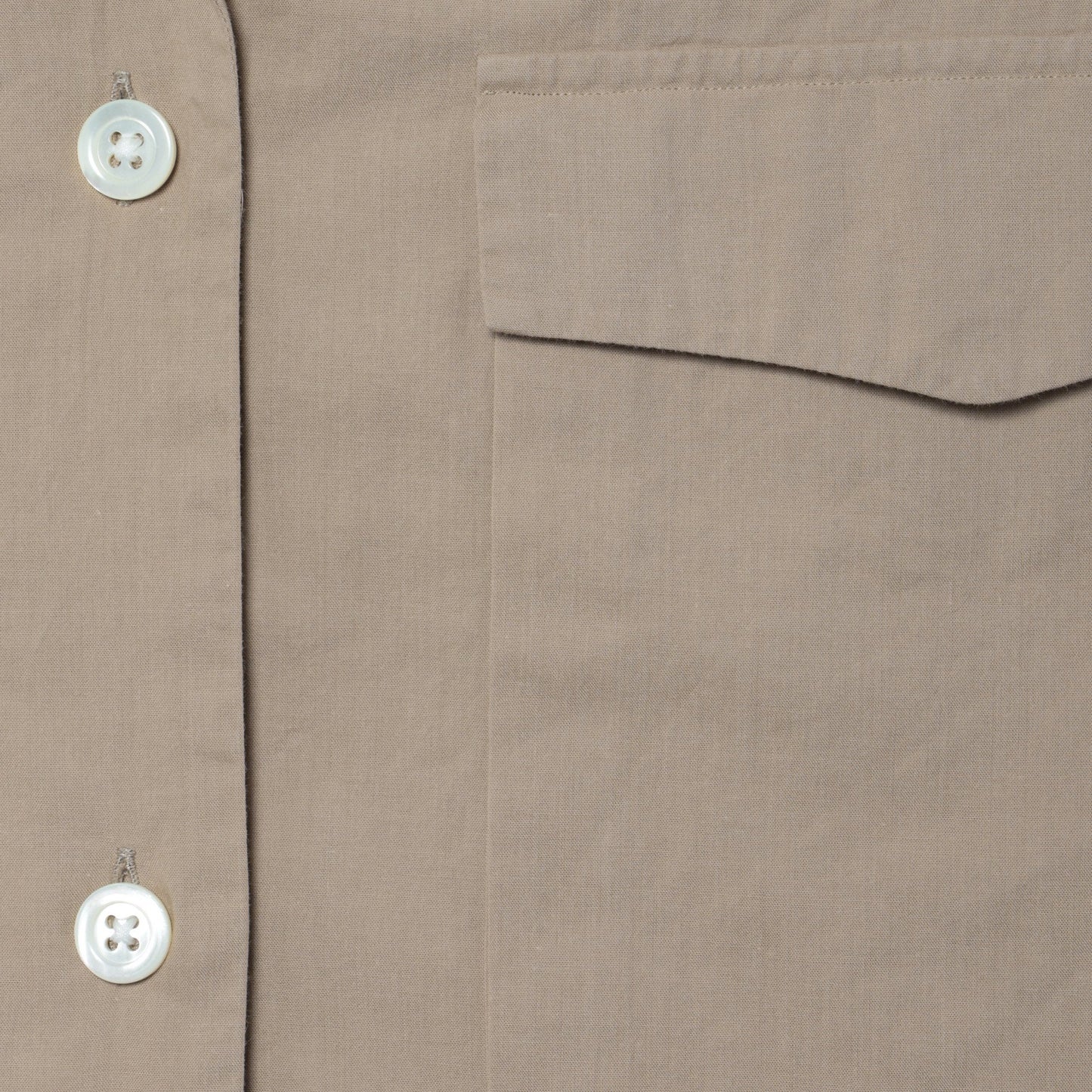 PIECE DYED WASHED COTTON SHIRT
