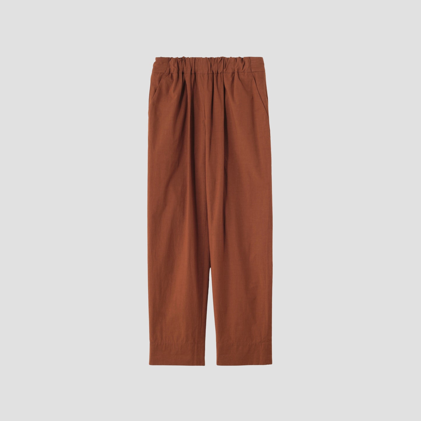 PLAIN COTTON SILK TROUSERS