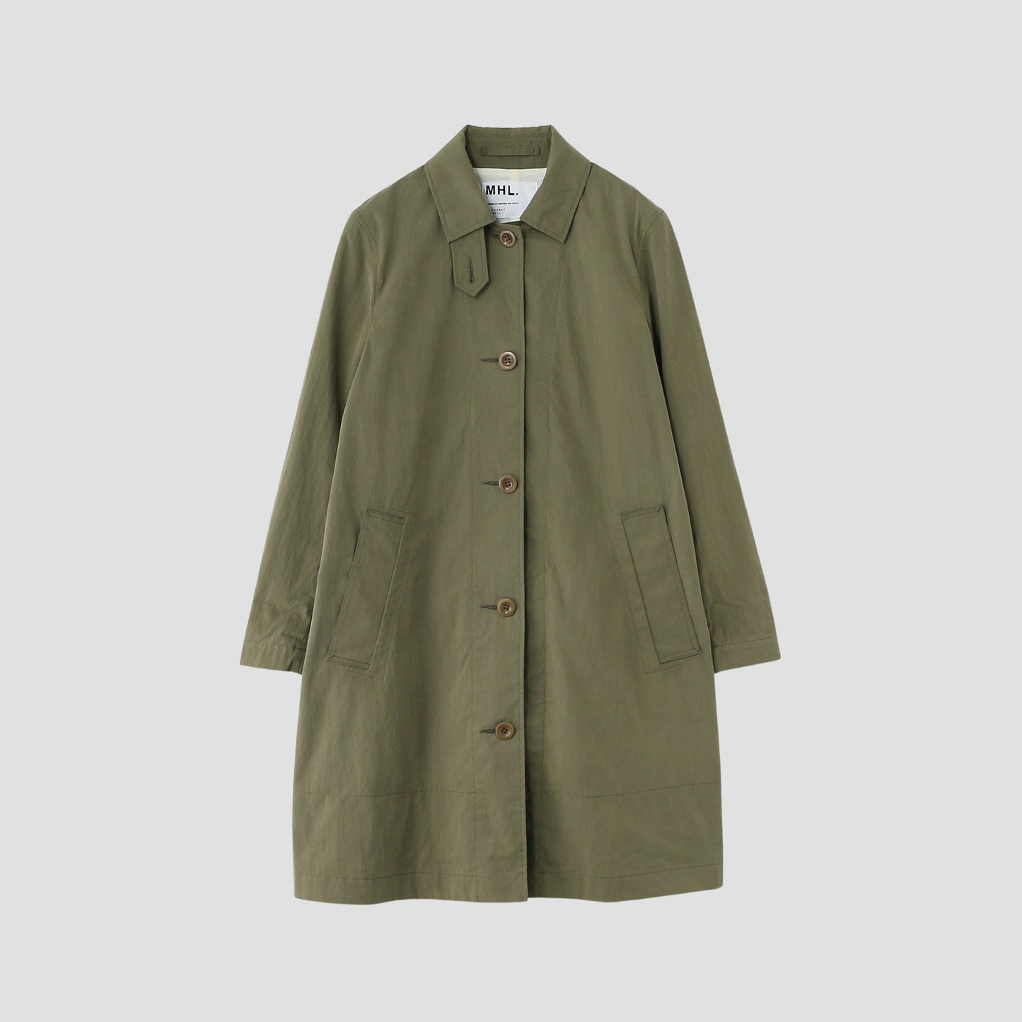 WASHED PROOFED COTTON COAT