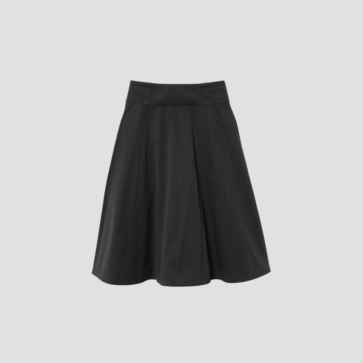DENSE FINE COTTON TWILL SKIRT