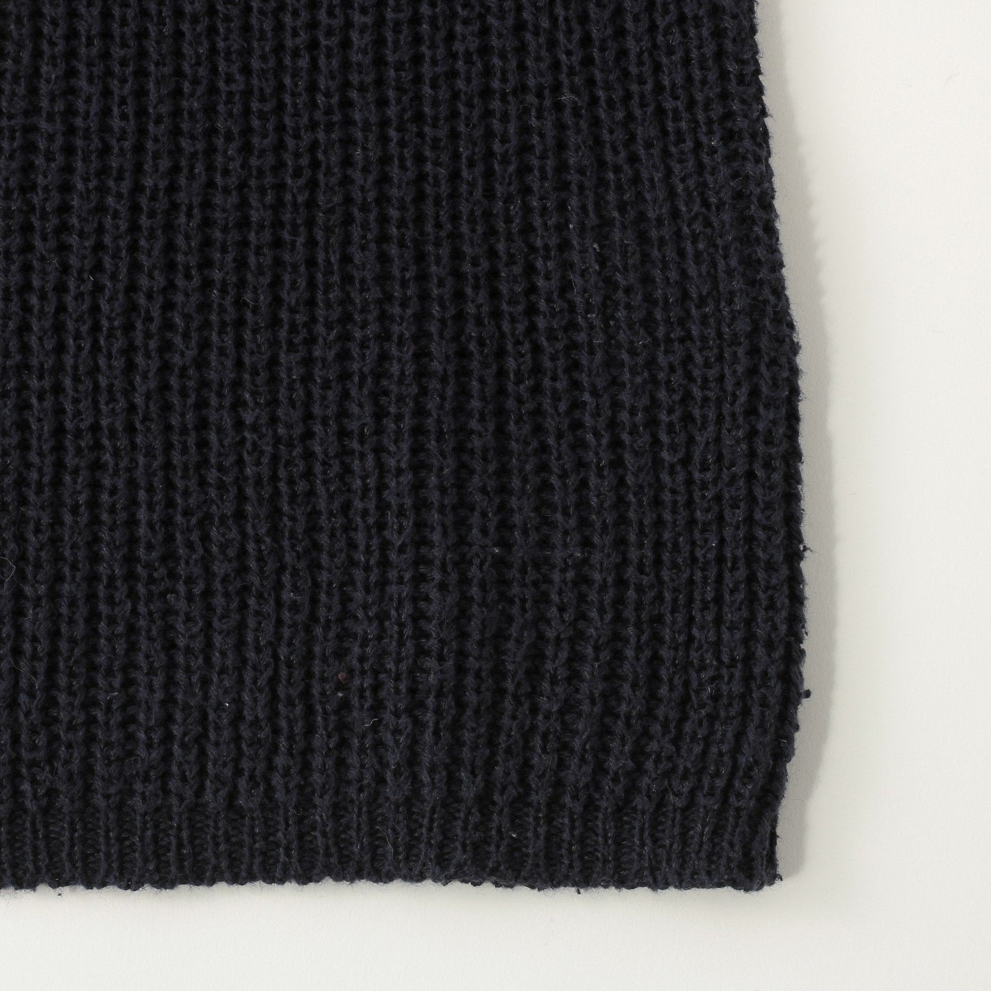 LINEN COTTON RIB JUMPER KNIT