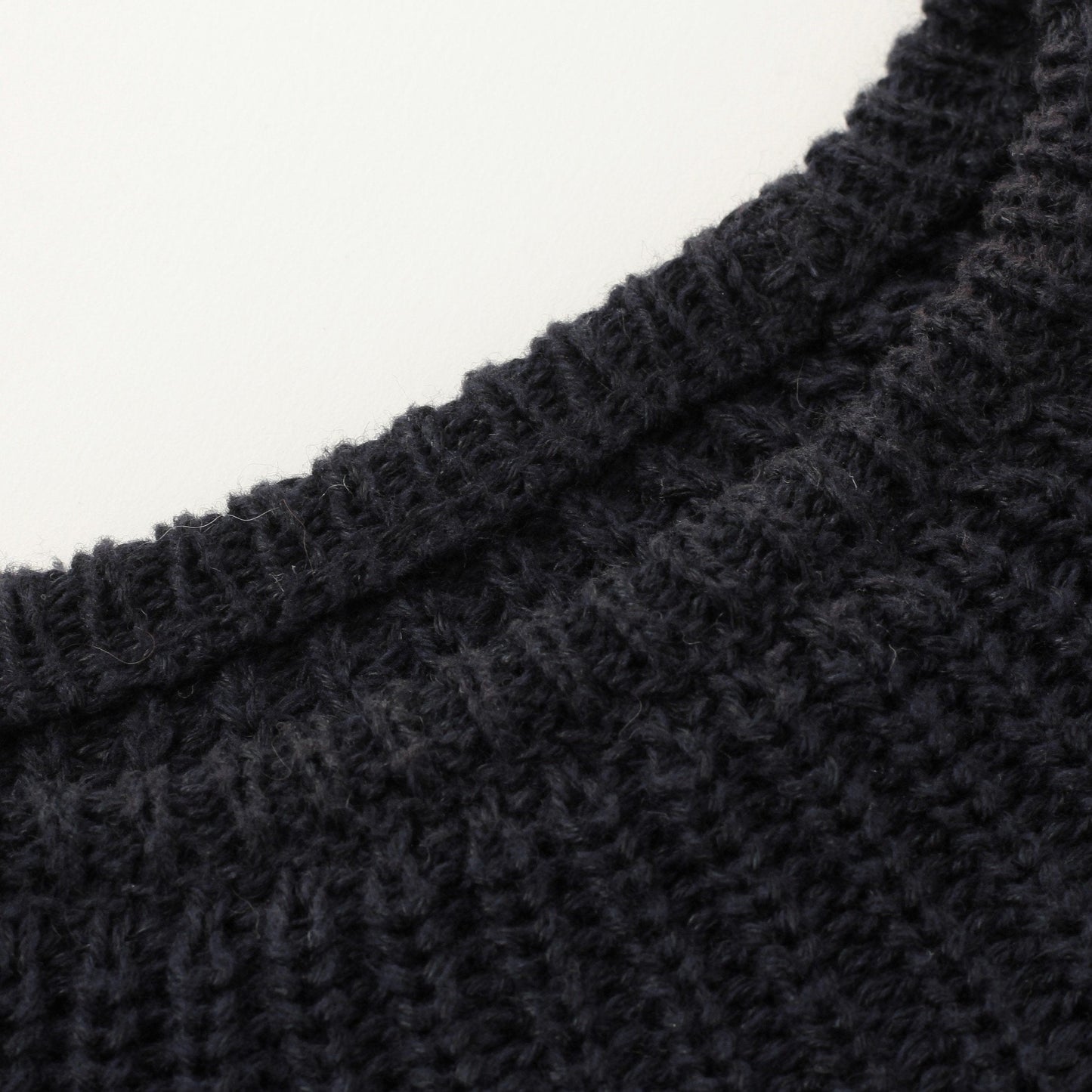 LINEN COTTON RIB JUMPER KNIT