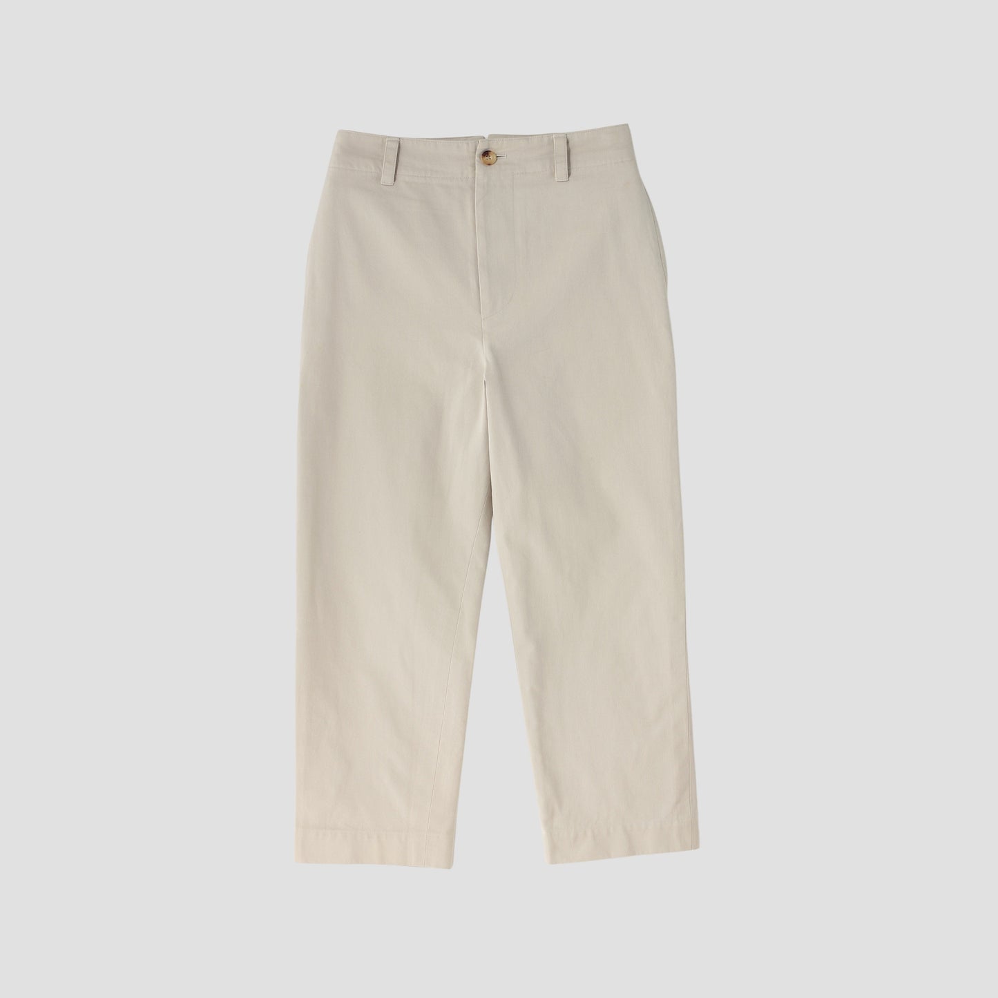 COTTON TWILL TROUSERS