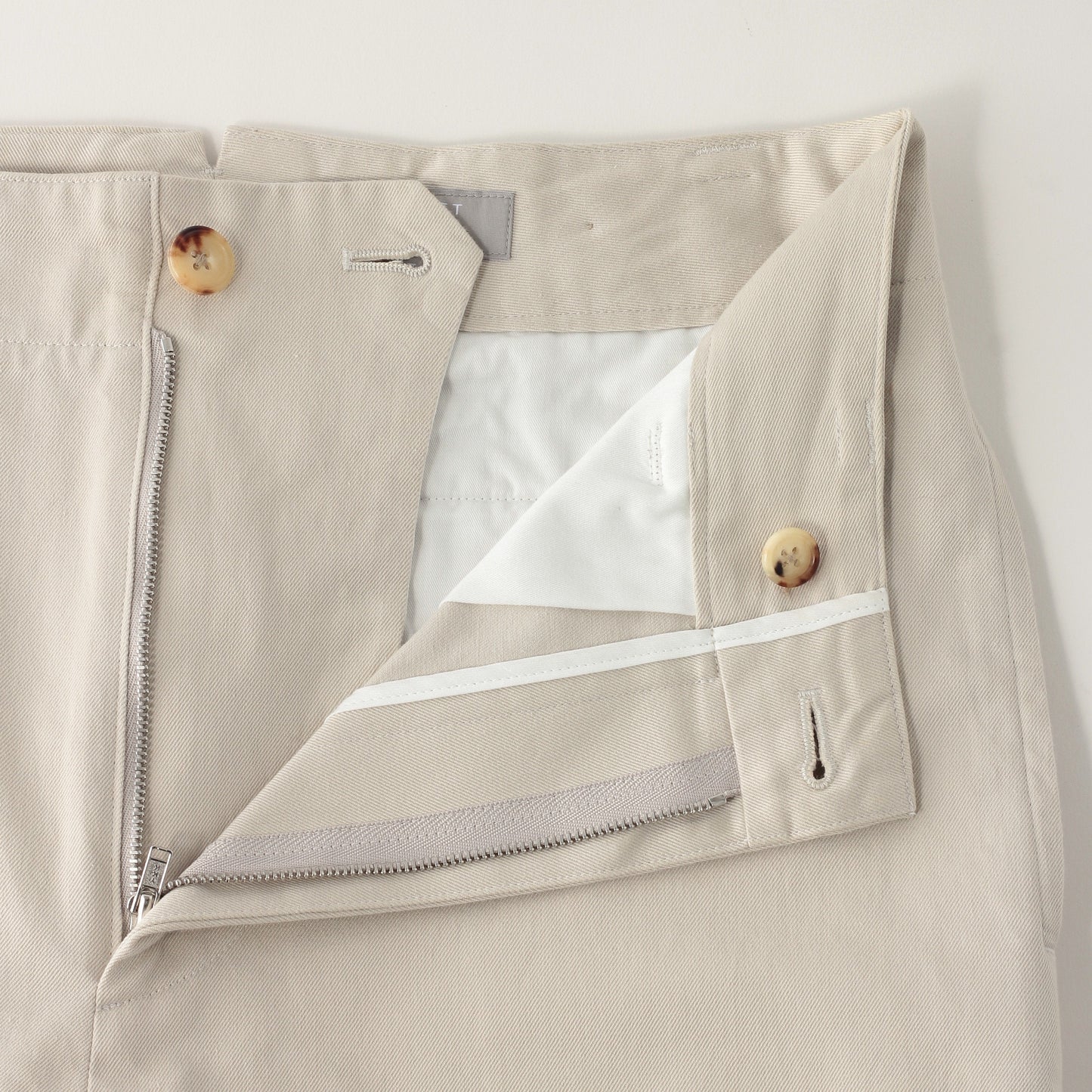 COTTON TWILL TROUSERS