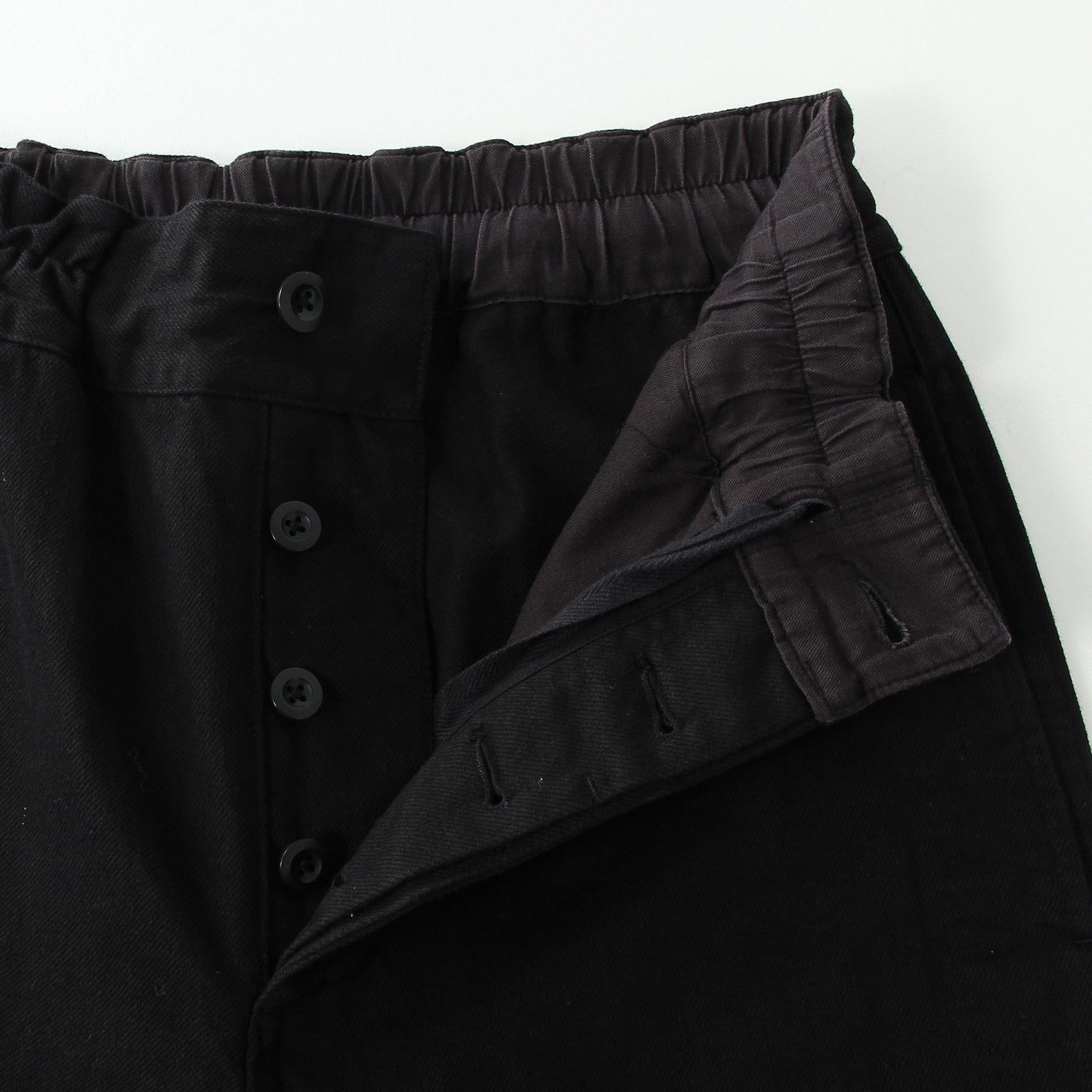 WORN COTTON DRILL TROUSERS