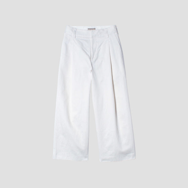 COTTON LINEN DRILL TROUSERS