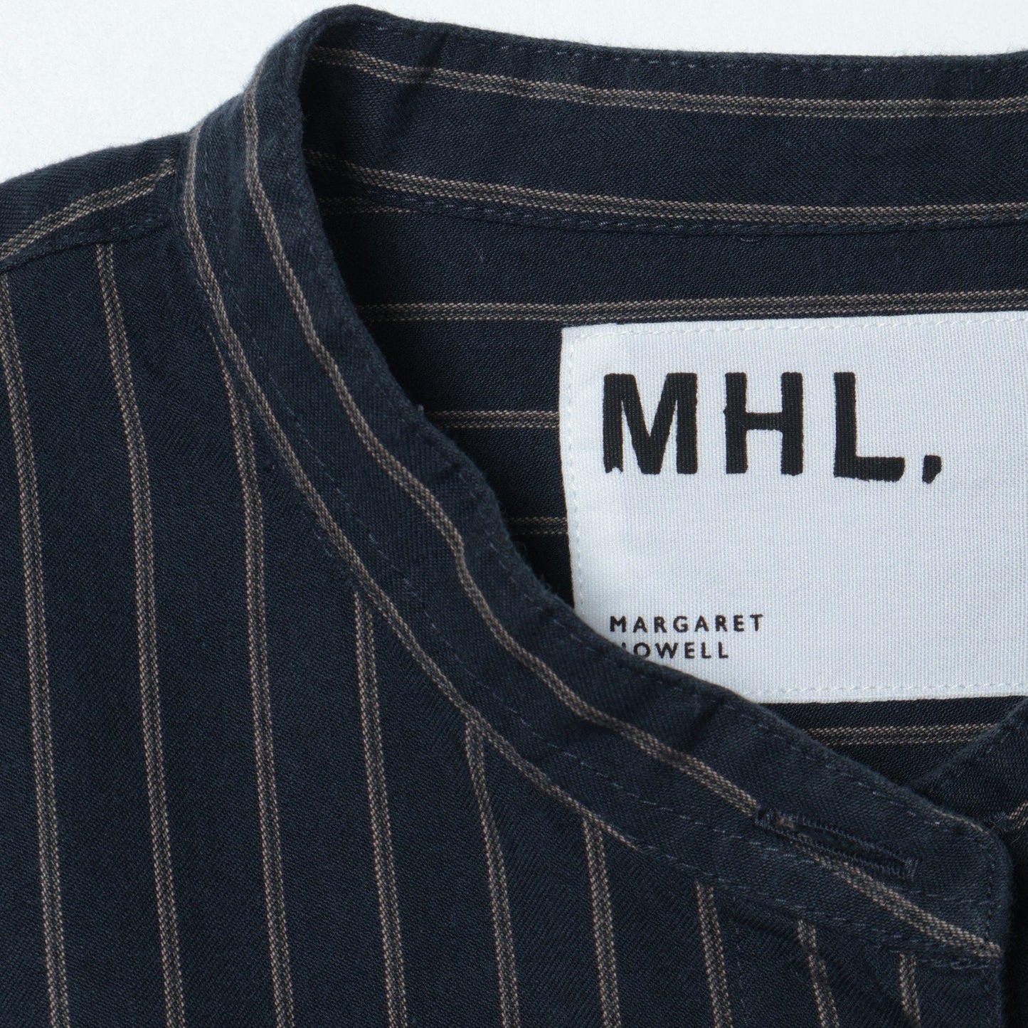 COTTON WOOL STRIPE SHIRT