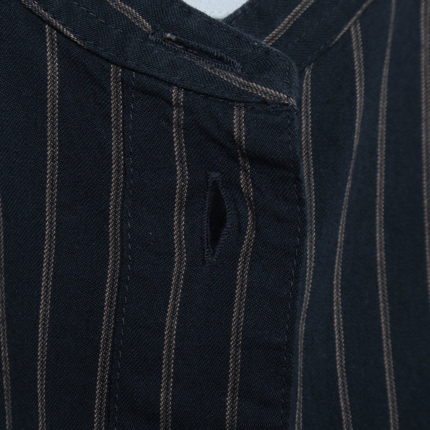 COTTON WOOL STRIPE SHIRT