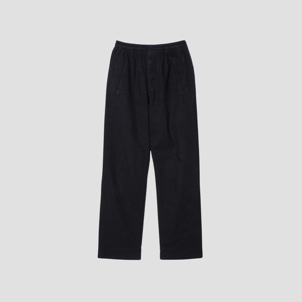 LINEN COTTON TWILL TROUSERS