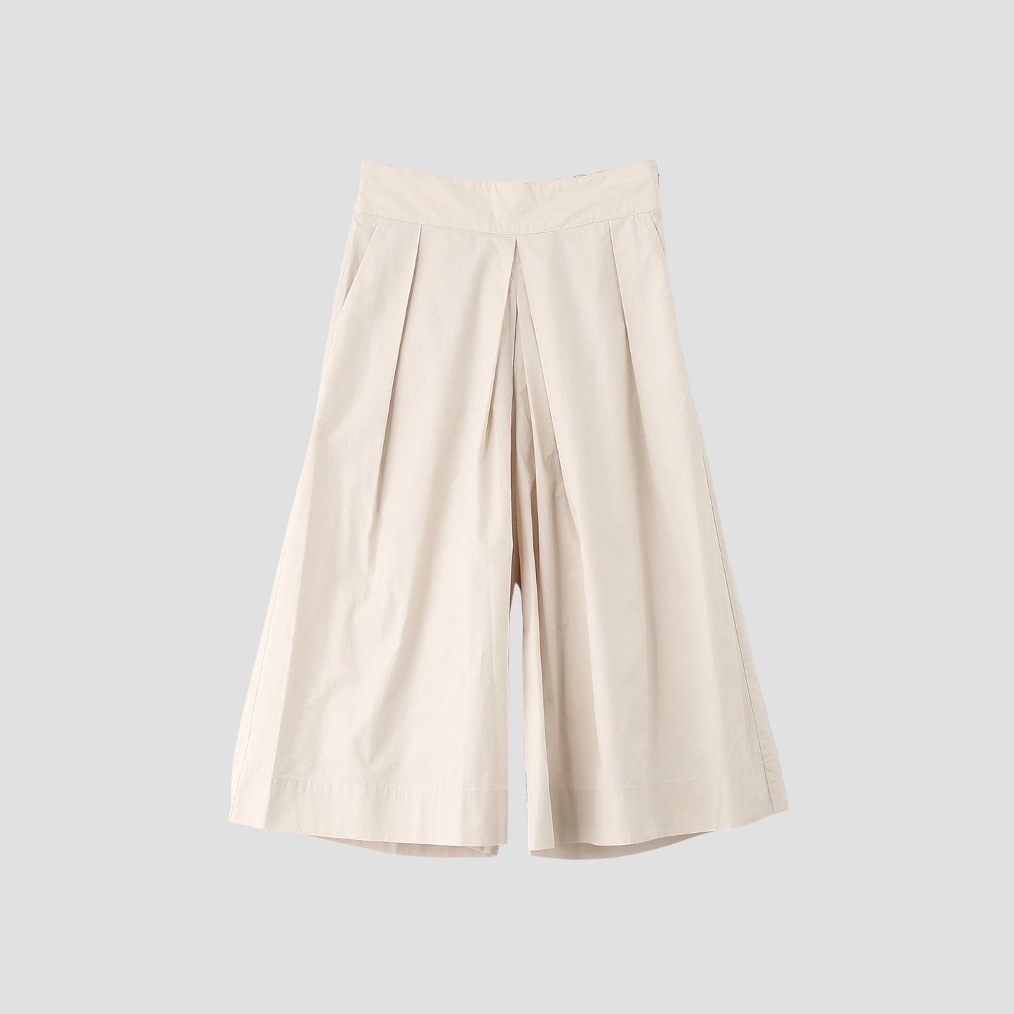 WASHED COTTON POPLIN TROUSERS
