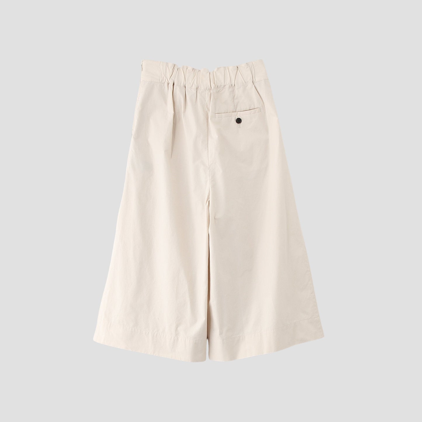 WASHED COTTON POPLIN TROUSERS