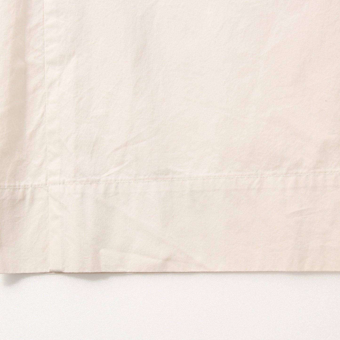 WASHED COTTON POPLIN TROUSERS