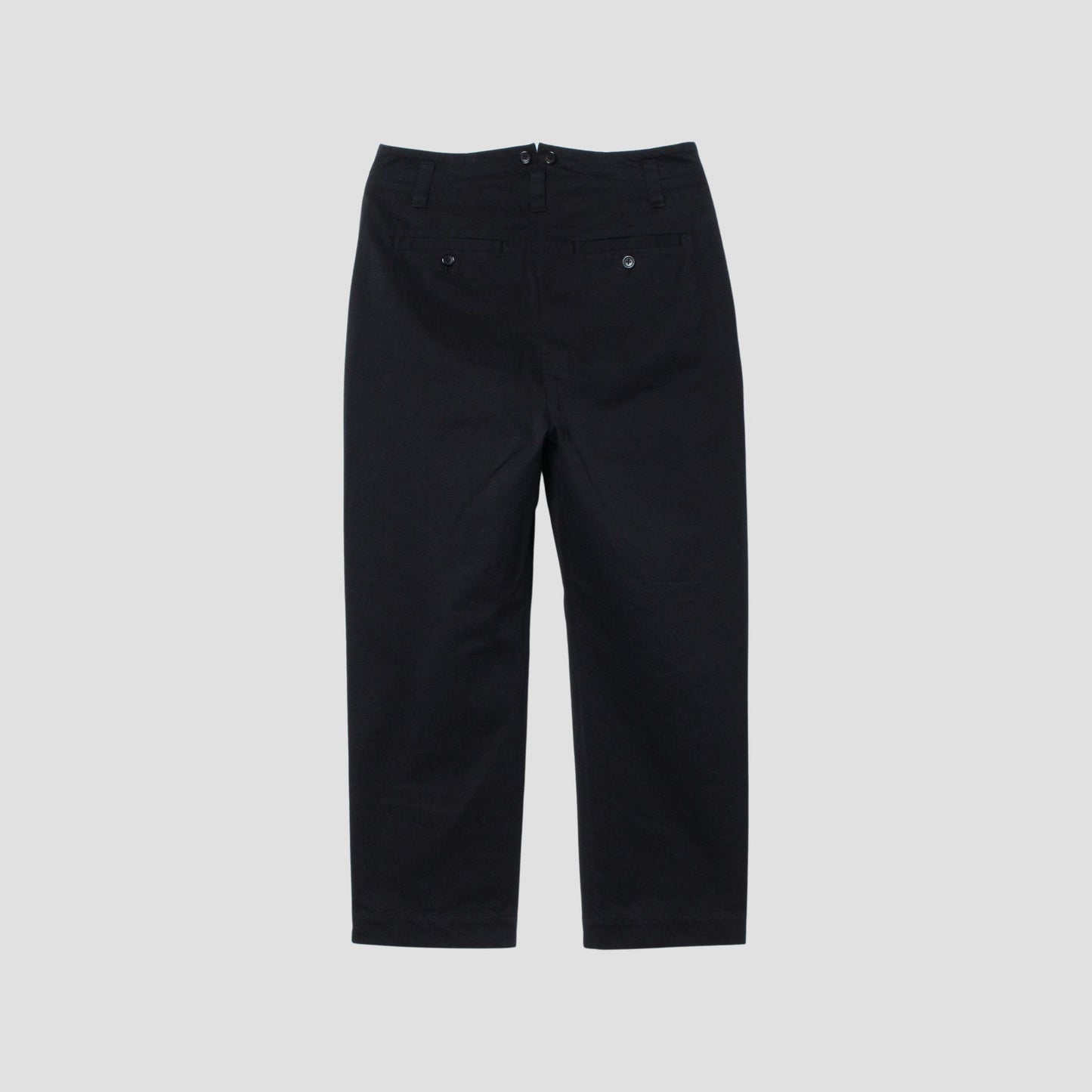 DENSE COTTON TWILL TROUSERS