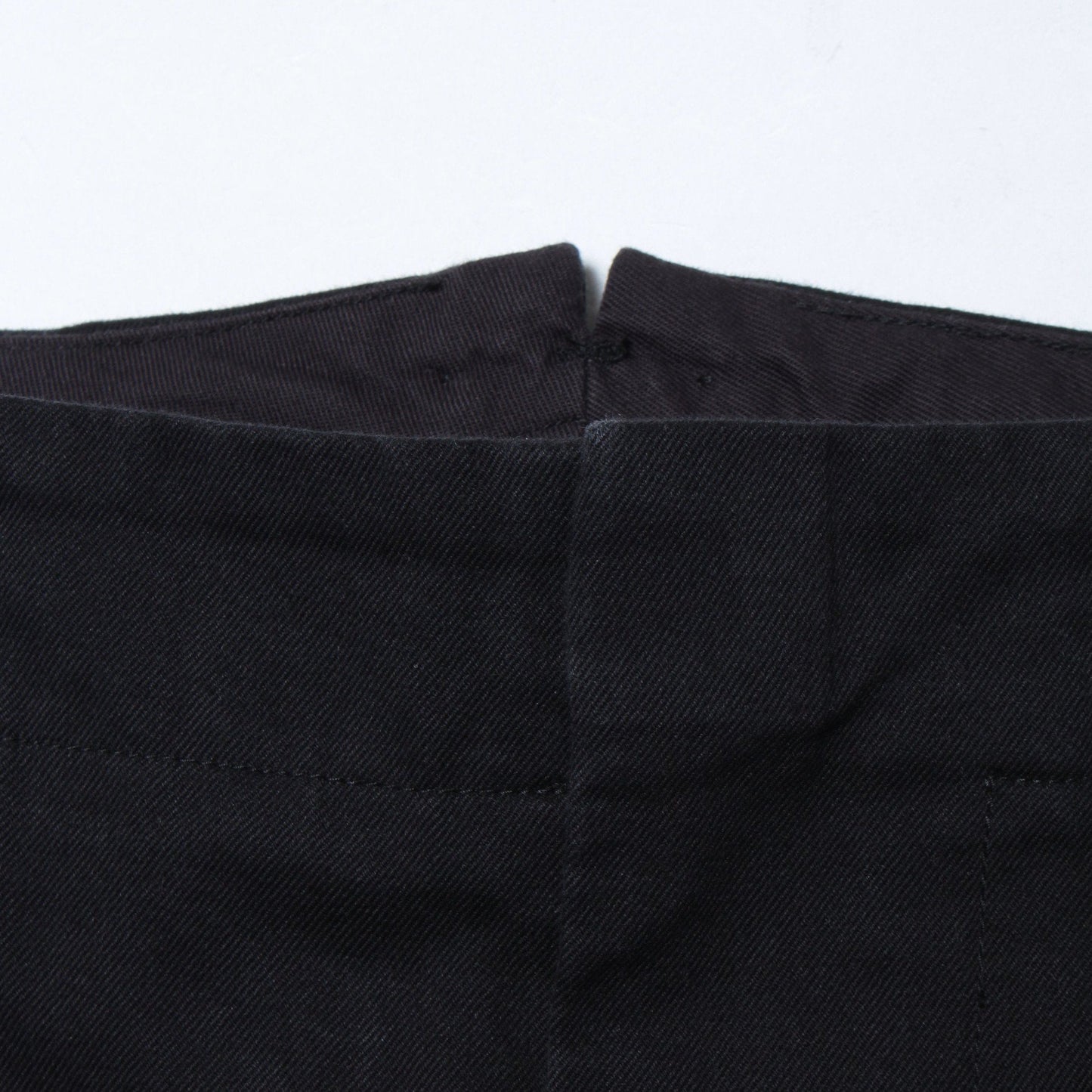 DENSE COTTON TWILL TROUSERS