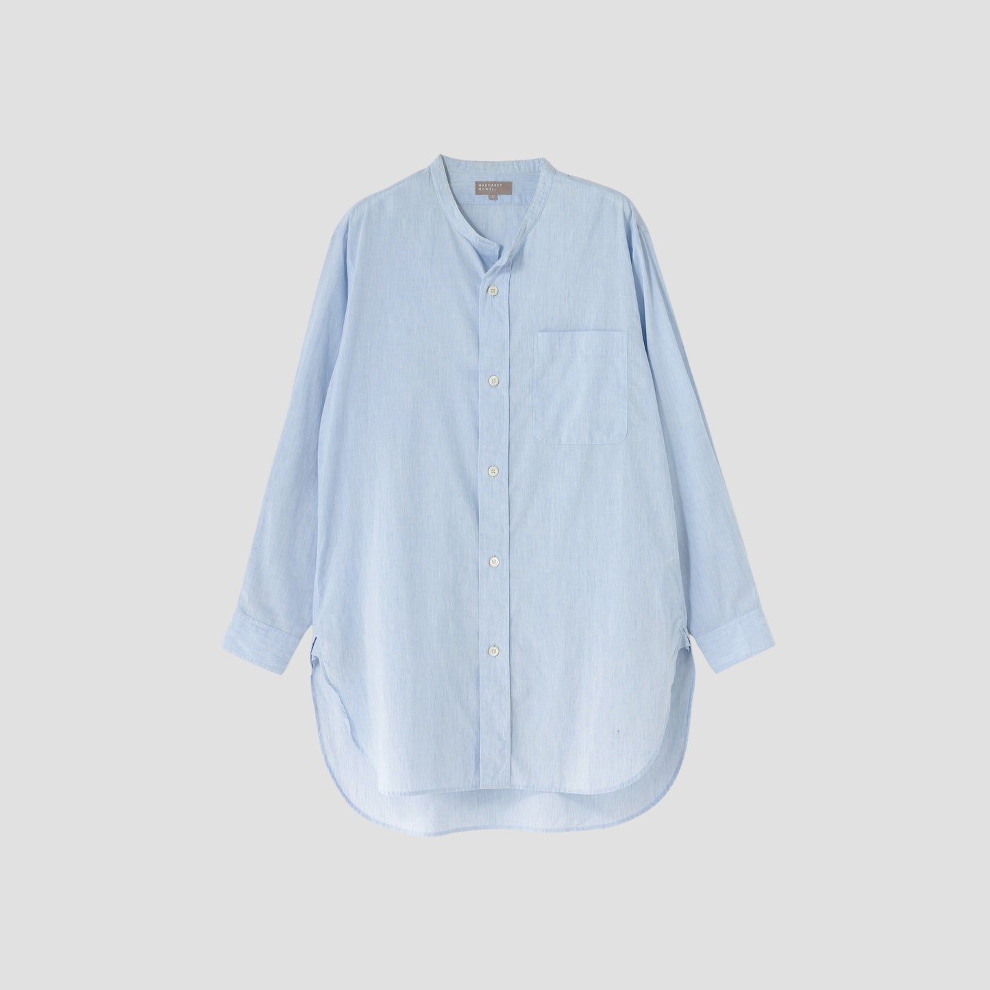END ON END COTTON LINEN SHIRT