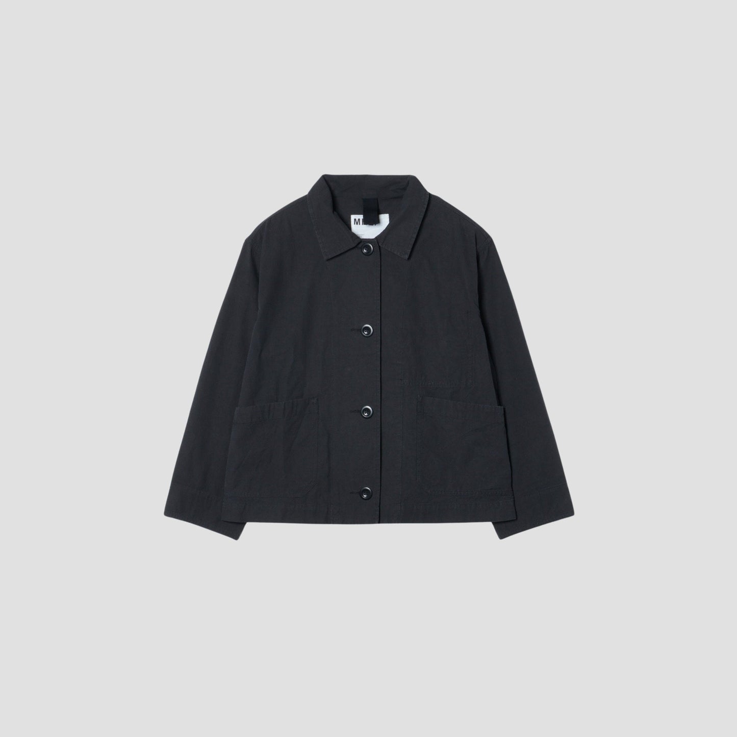 OVERDYE MELANGE COTTON LINEN BLOUSON