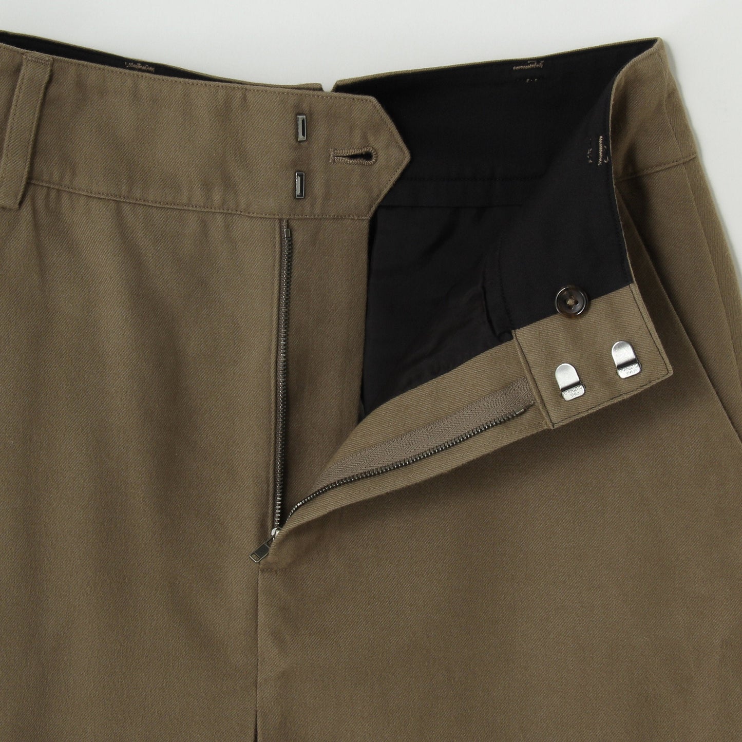 BRUSHED COTTON WOOL SKIRT