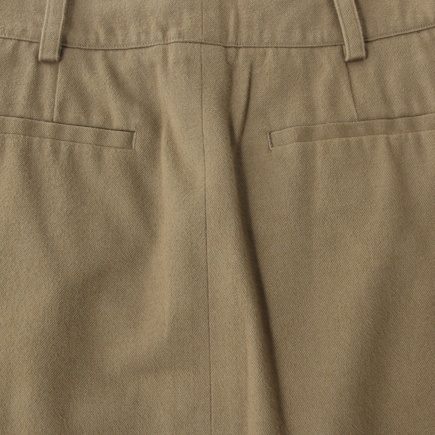 BRUSHED COTTON WOOL SKIRT