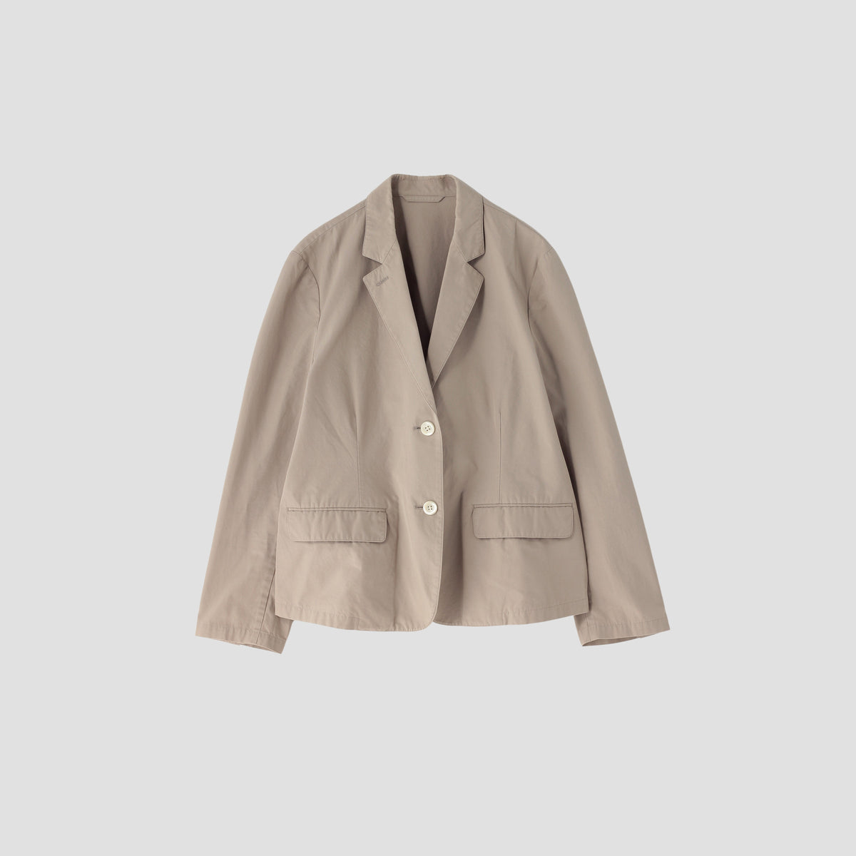 COTTON PLAIN WEAVE JACKET