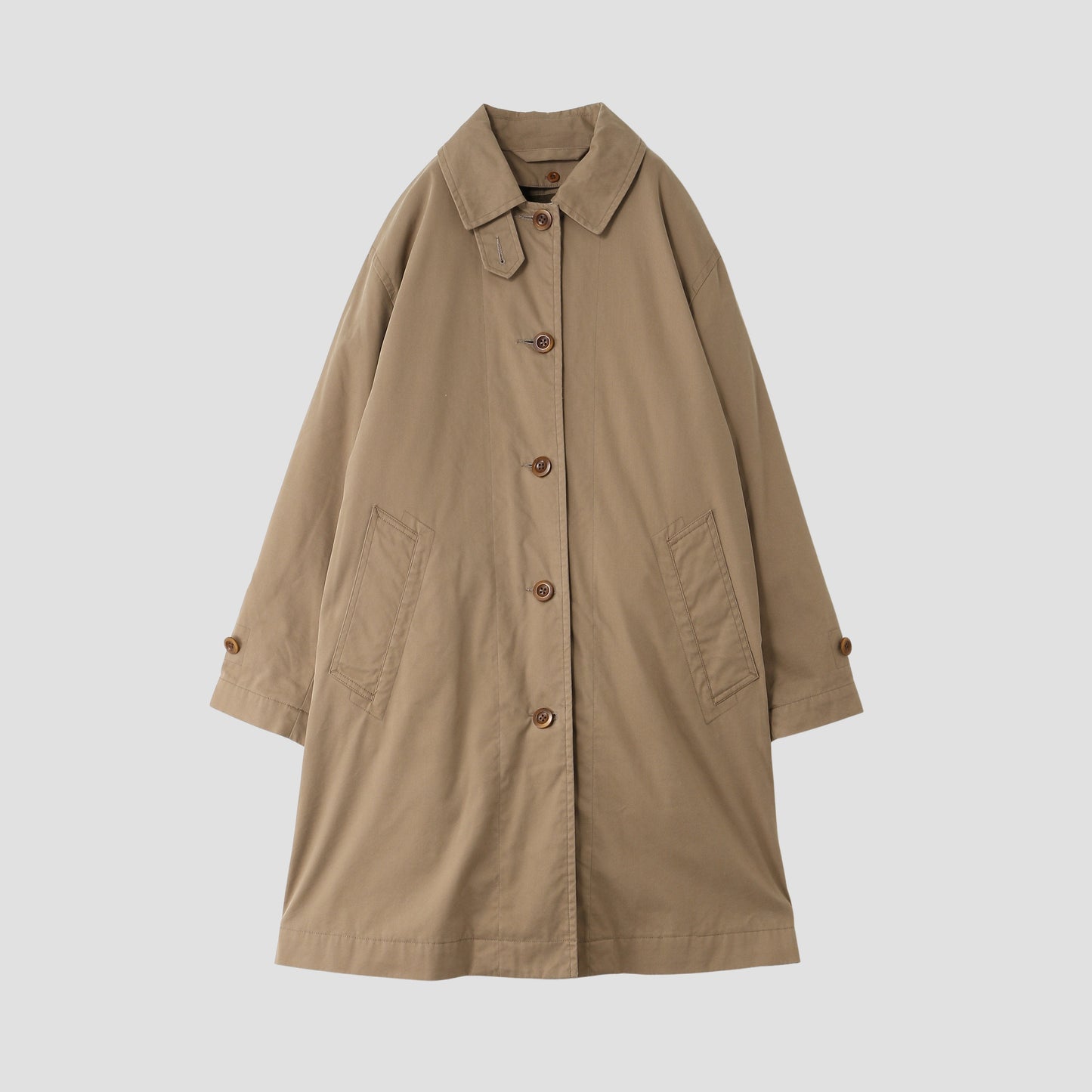 COTTON NYLON CANVAS COAT