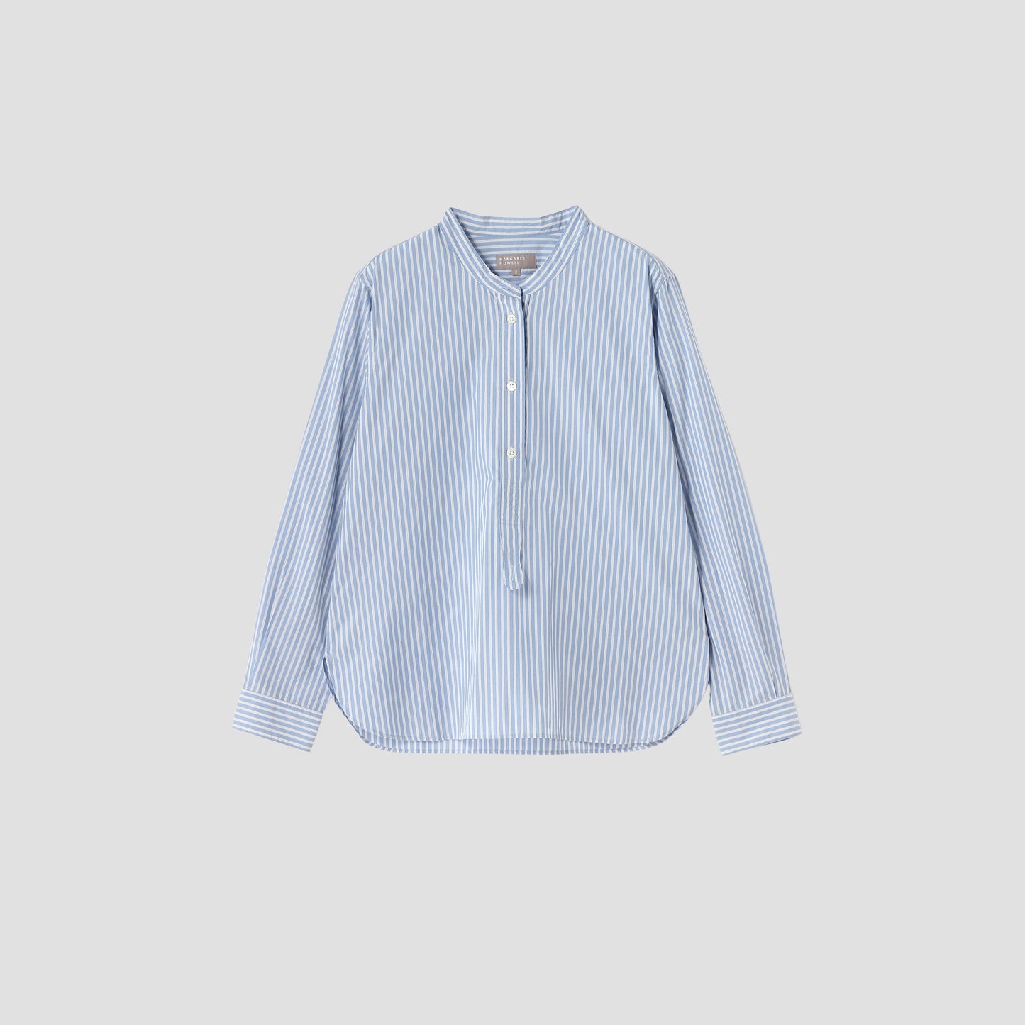 BLUE STRIPE COTTON SHIRT