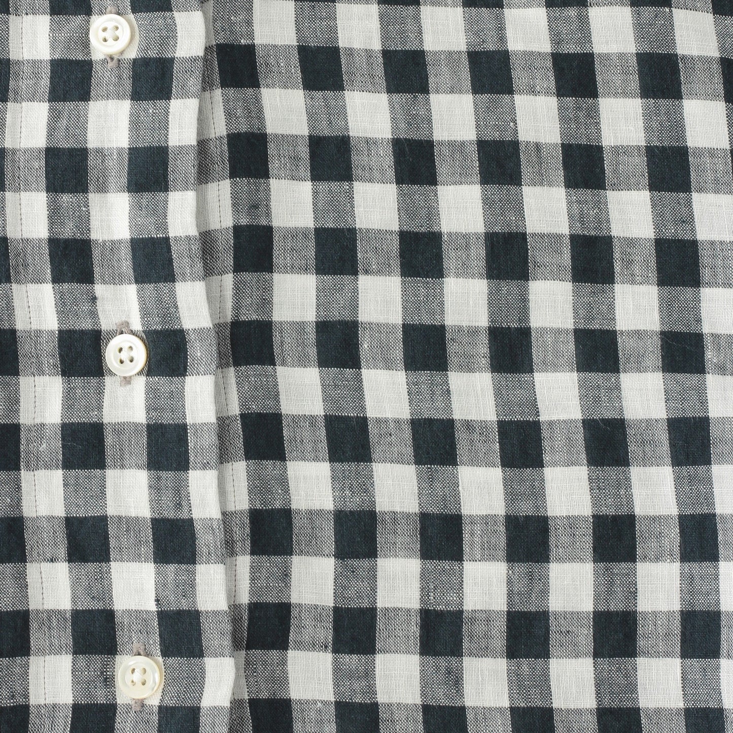 LARGE GINGHAM LINEN SHIRT