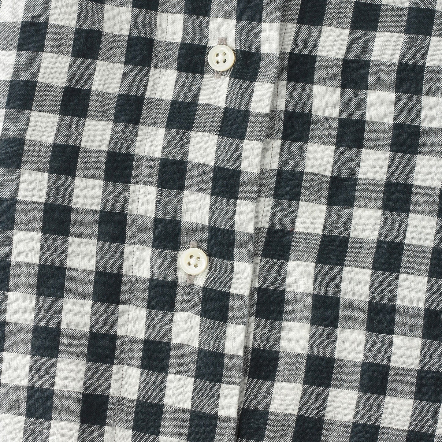 LARGE GINGHAM LINEN SHIRT