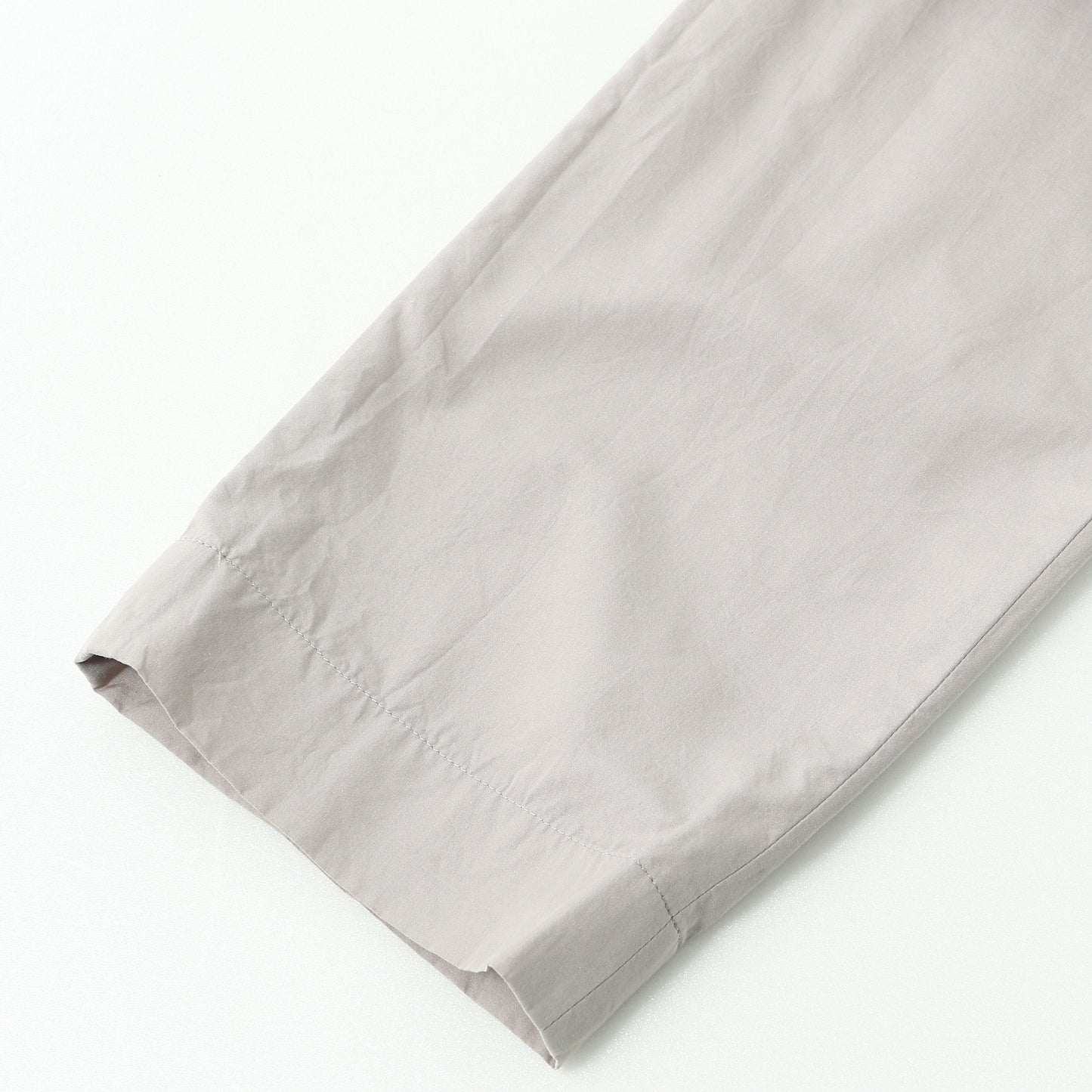 SILK COTTON POPLIN TROUSERS