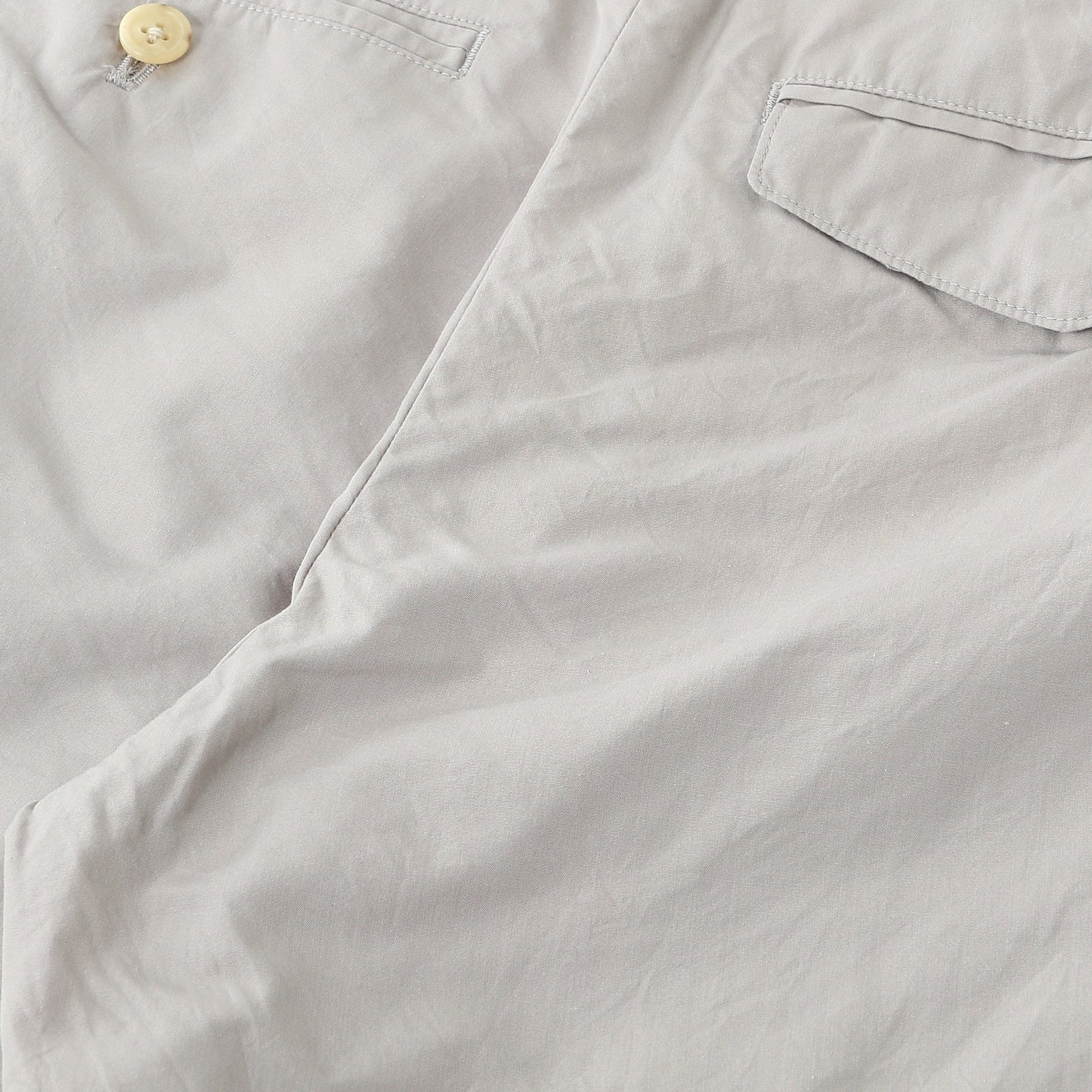 SILK COTTON POPLIN TROUSERS