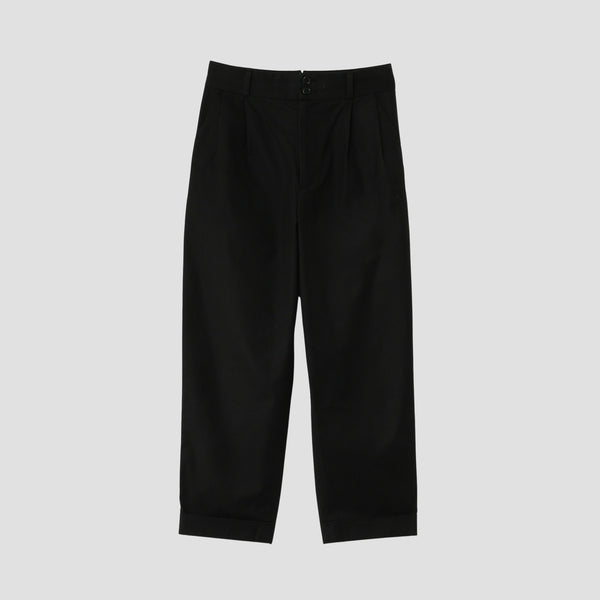 BRUSHED TWILL TROUSERS