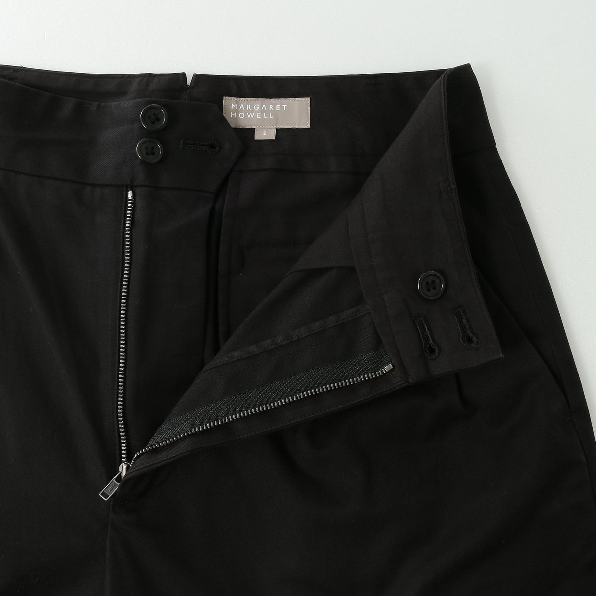 BRUSHED TWILL TROUSERS