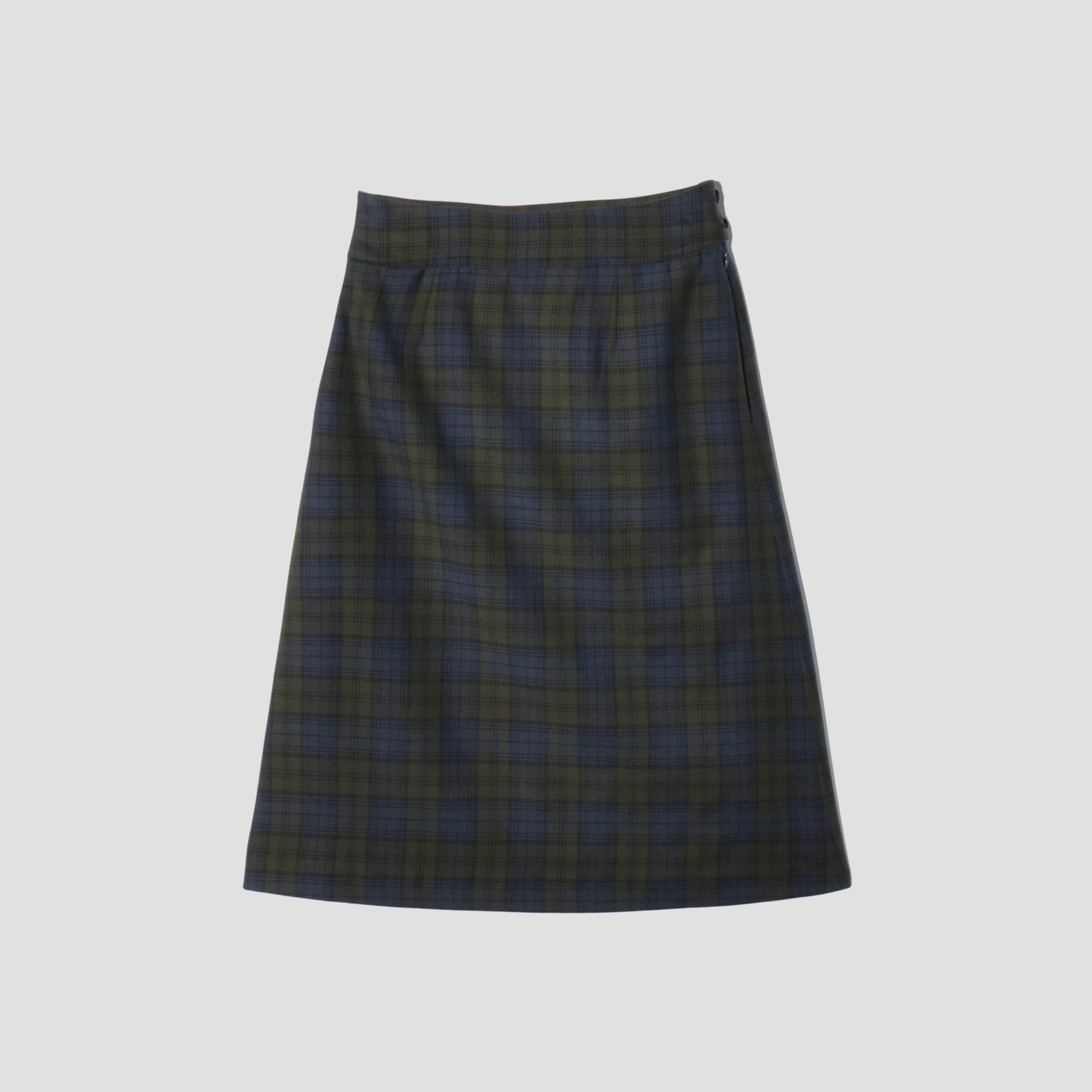 WOOL BLACKWATCH SKIRT