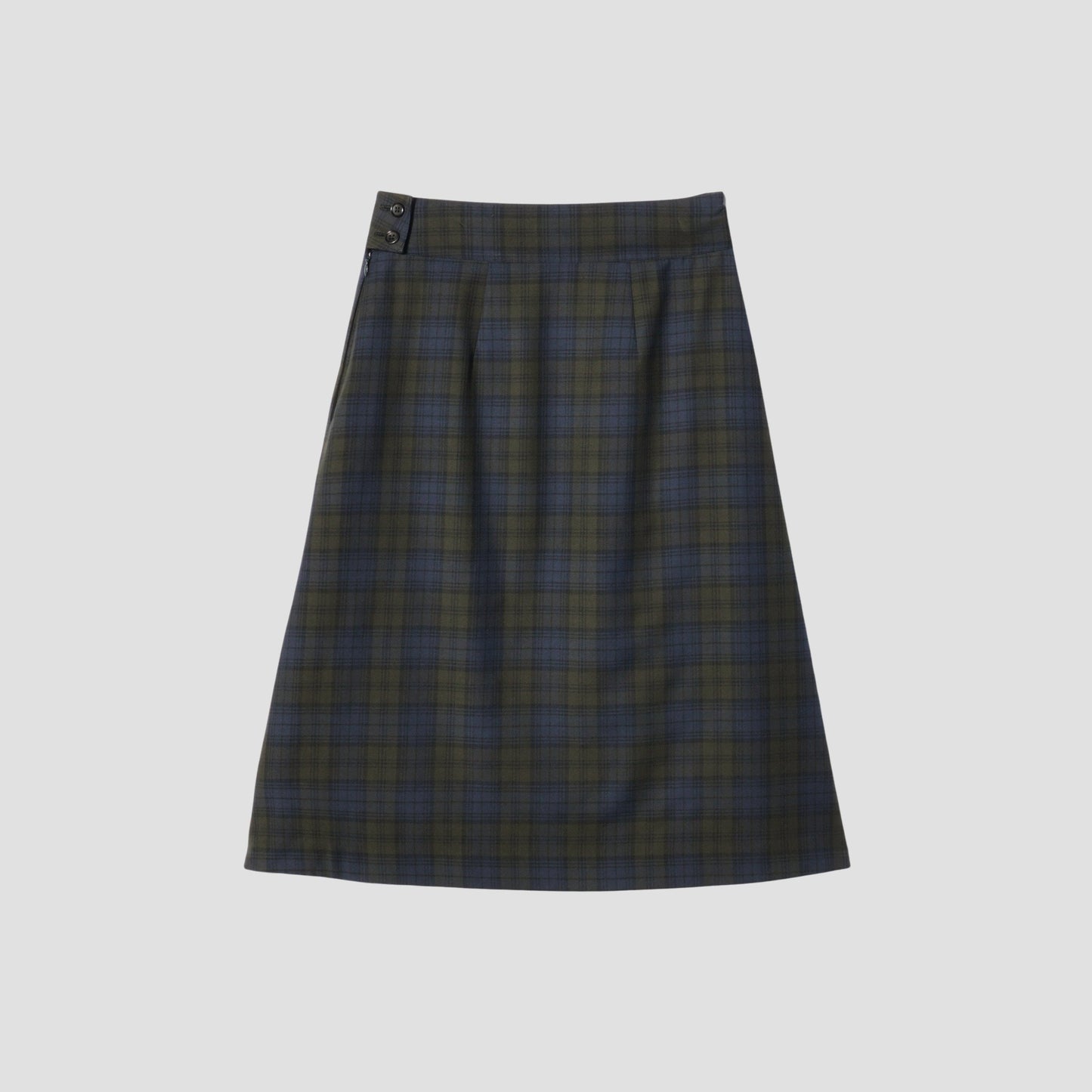 WOOL BLACKWATCH SKIRT