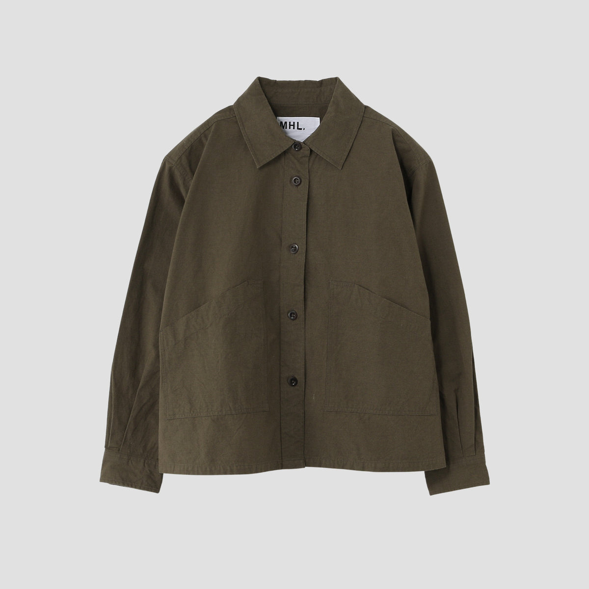 OVERDYE MELANGE COTTON SHIRT