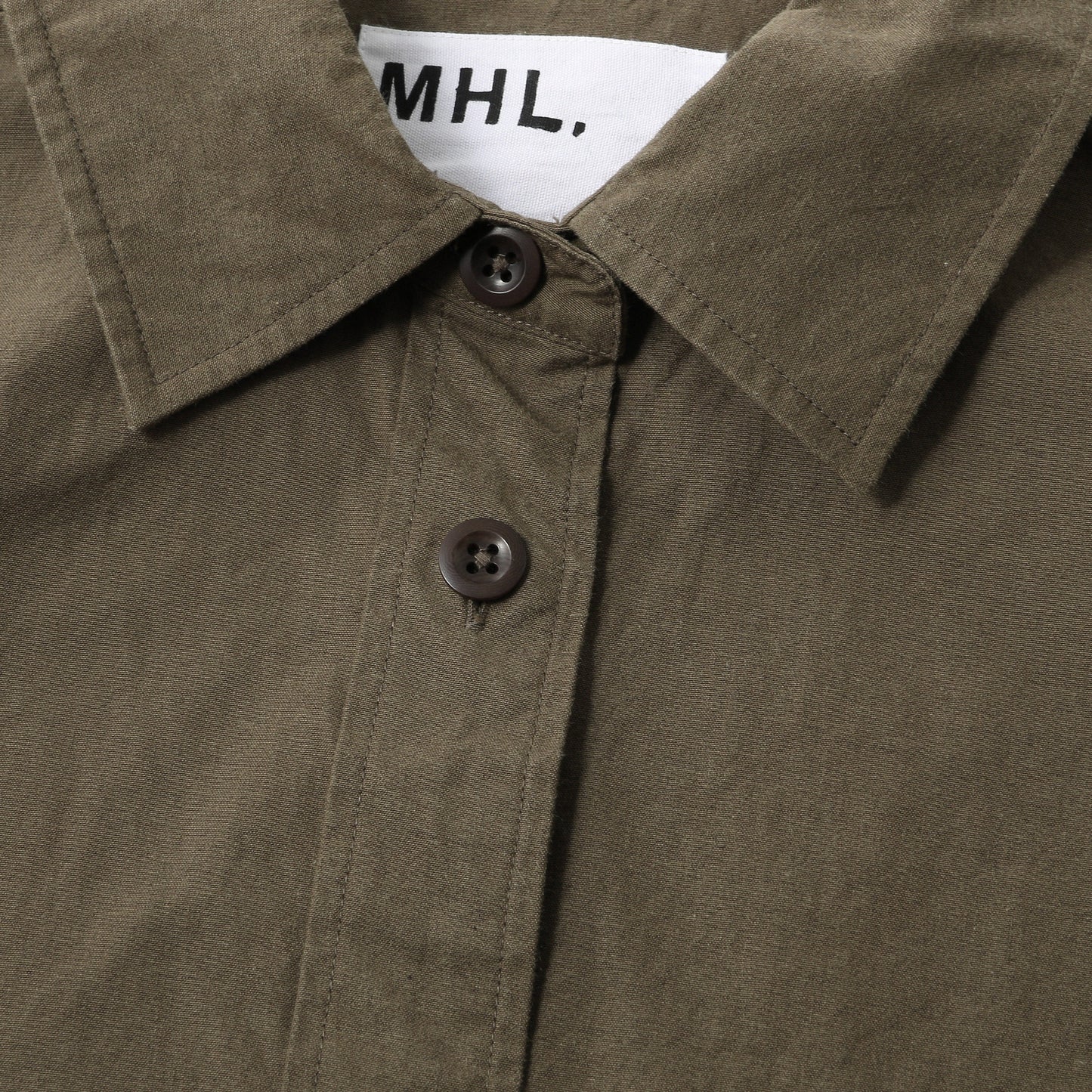 OVERDYE MELANGE COTTON SHIRT
