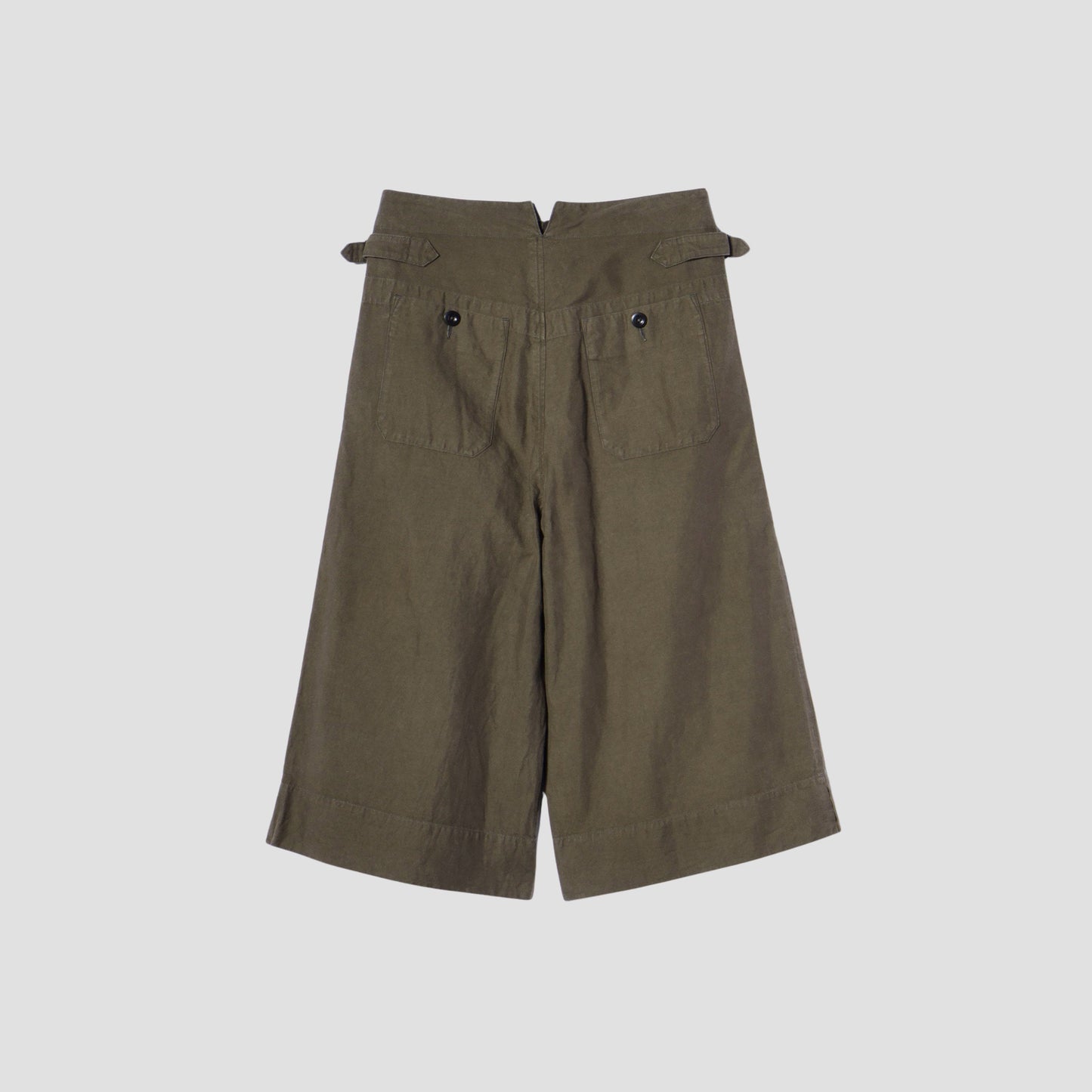 COTTON LINEN TWILL TROUSERS